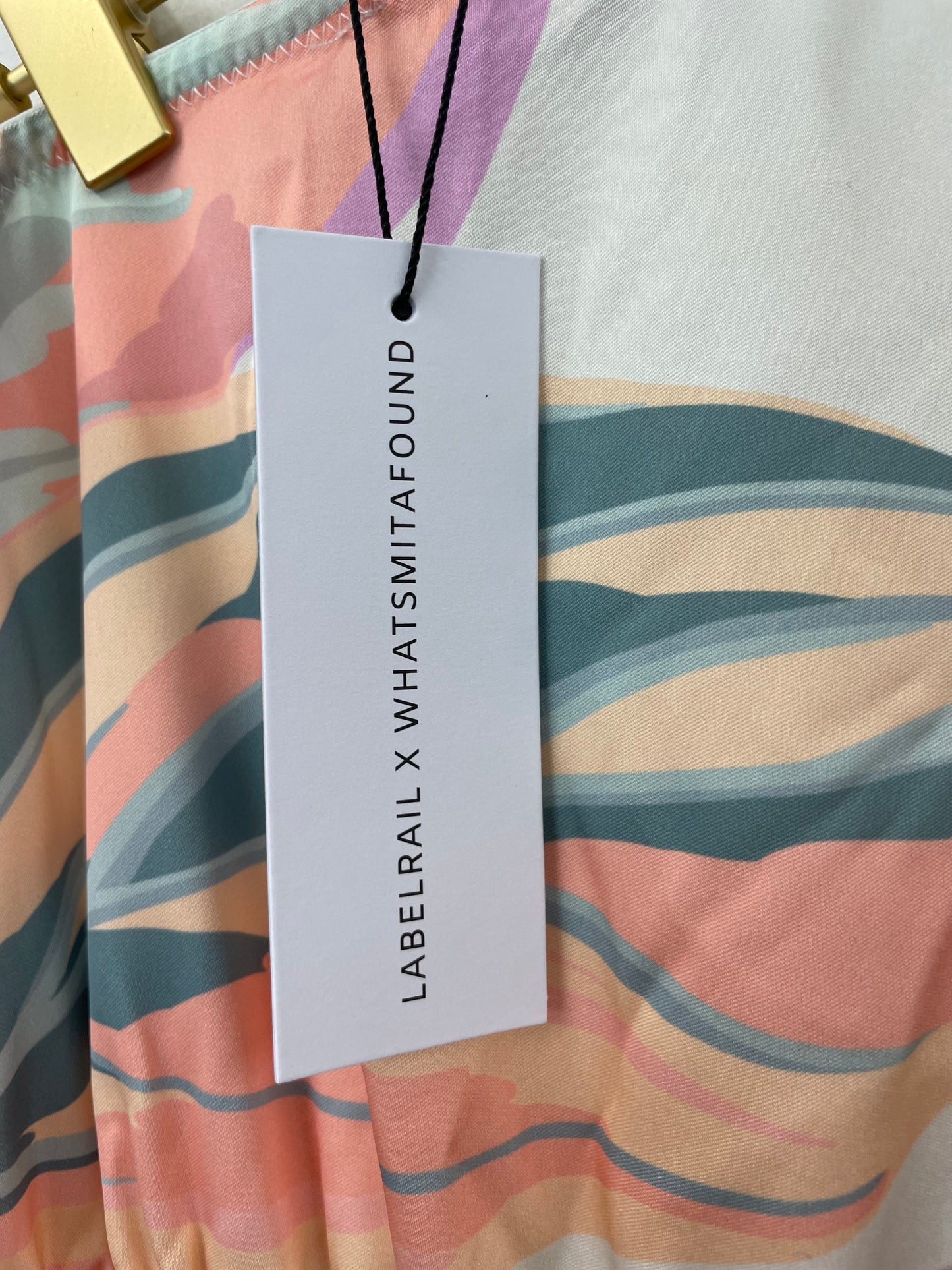 LABELRAIL X WHATSMITAFOUND
off the shoulder maxi dress Size 4 /NWT