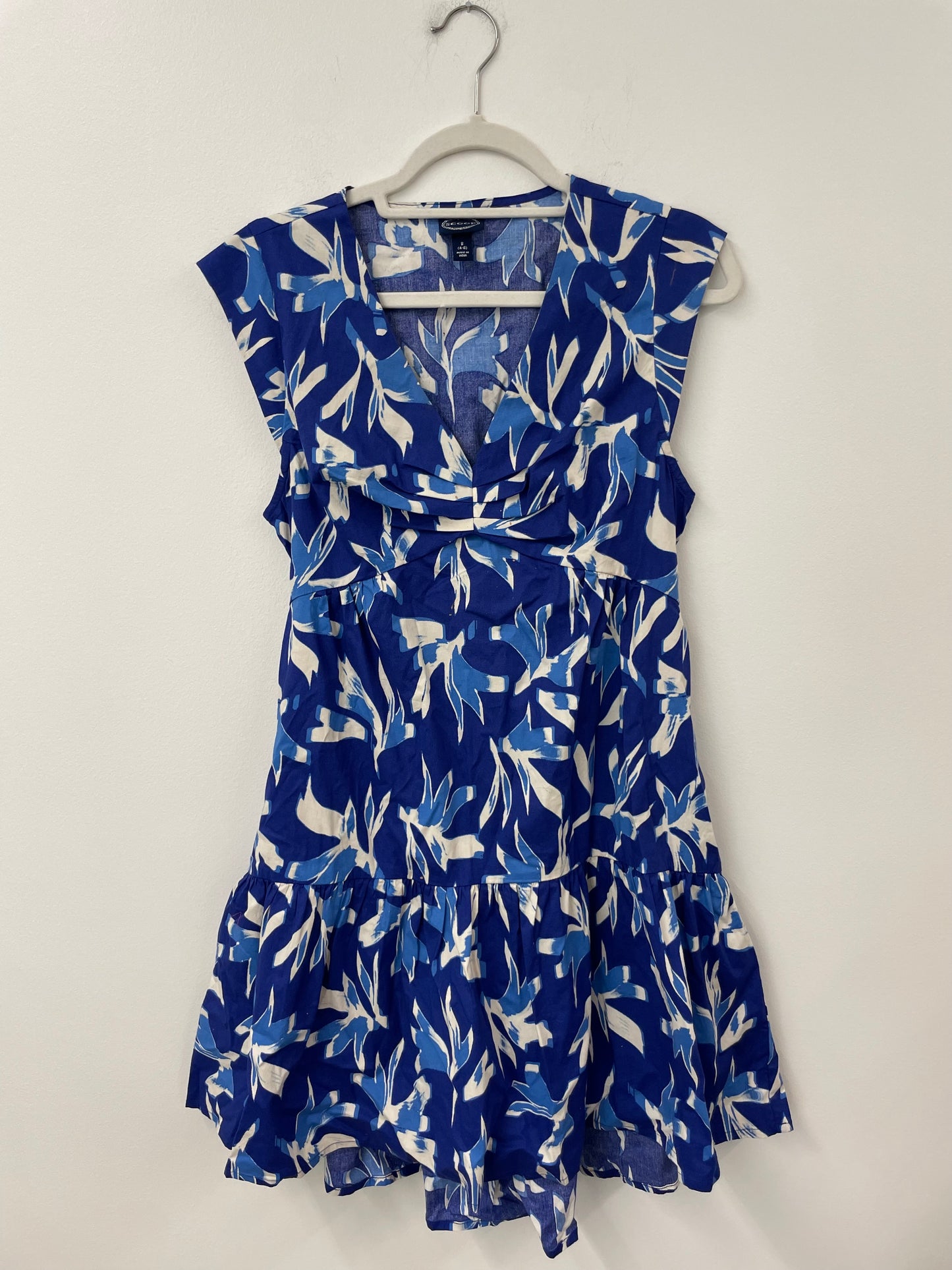 Scoop v-neck poplin mini dress Size S / EUC