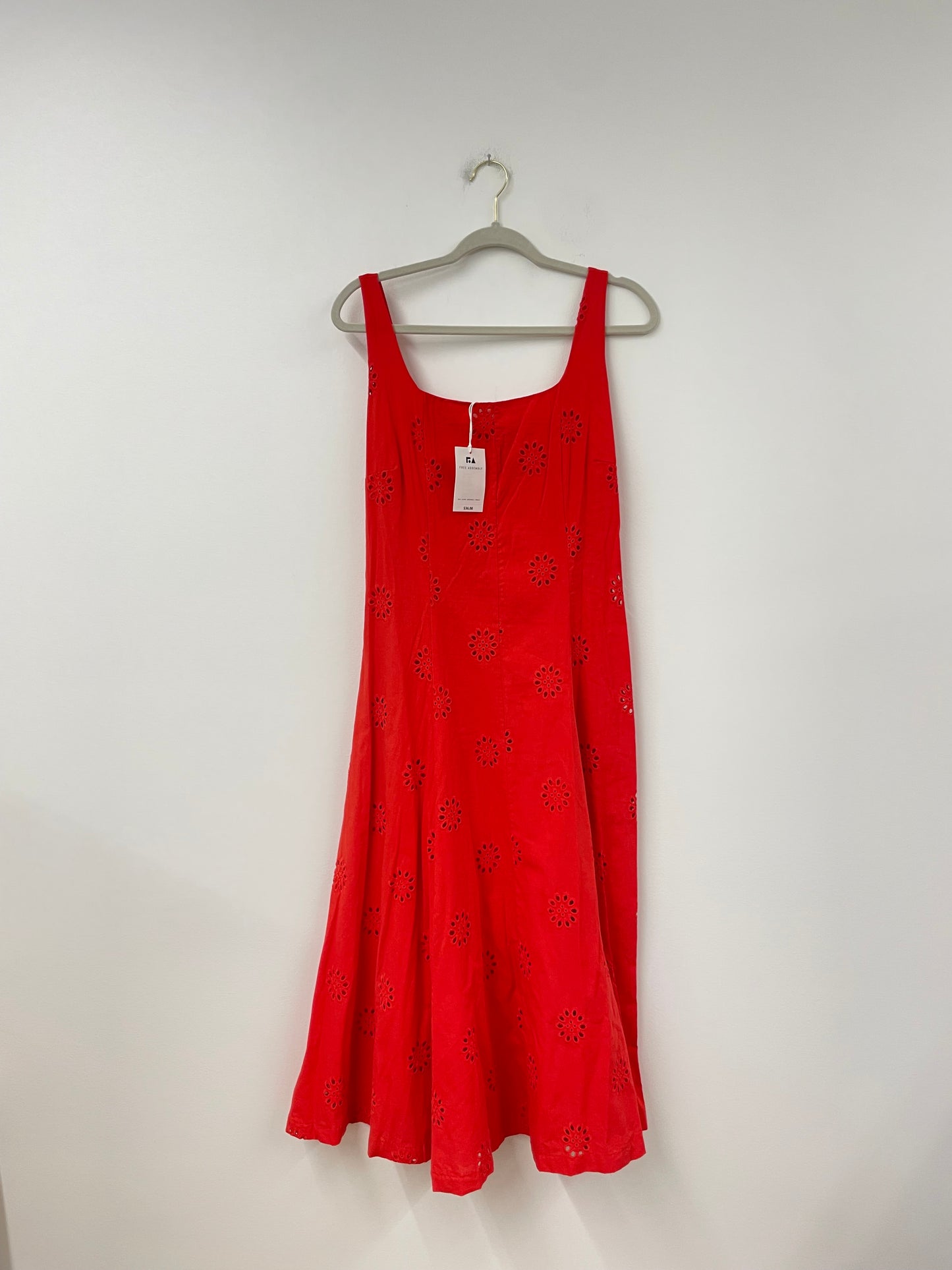 Free Assembly paneled midi dress Size S /NWT
