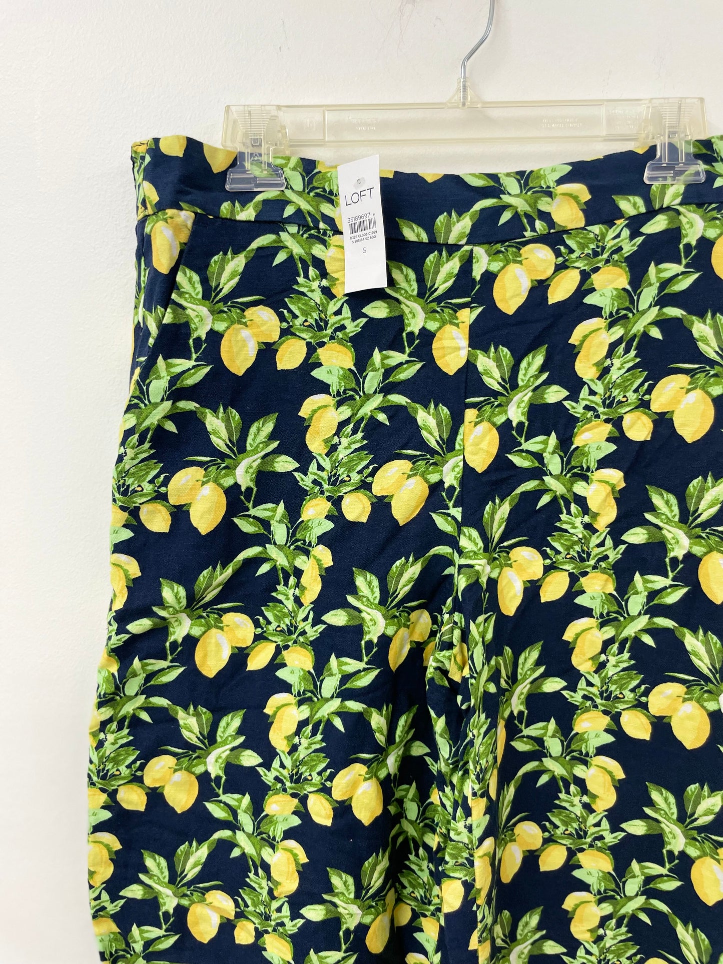 Loft wide leg crop pant Size S /NWT