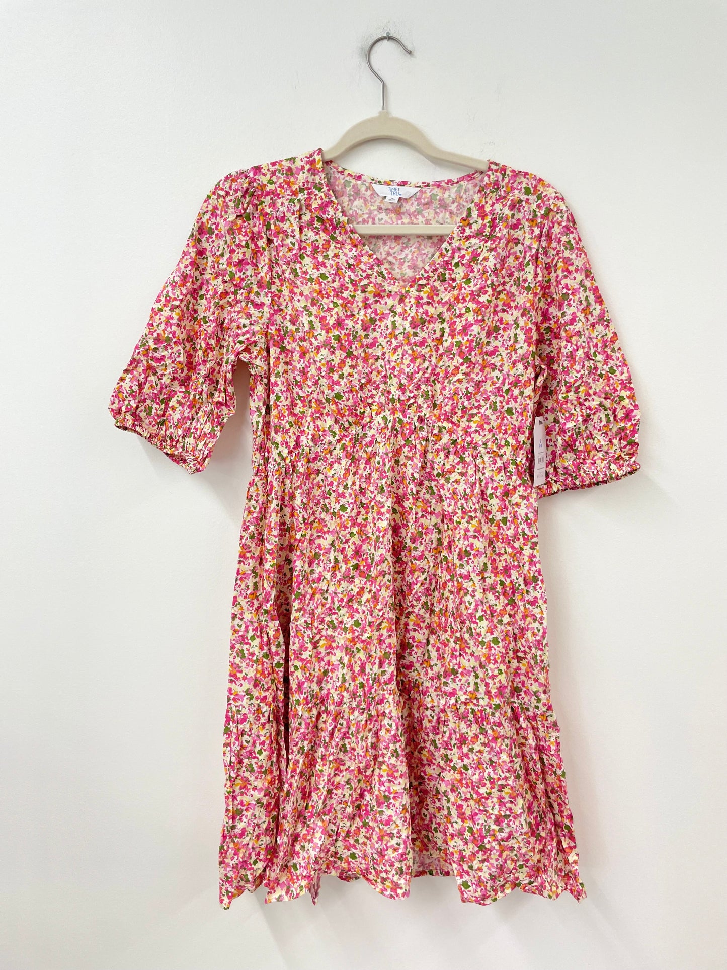 Time and Tru puffed sleeve mini dress Size S / NWT