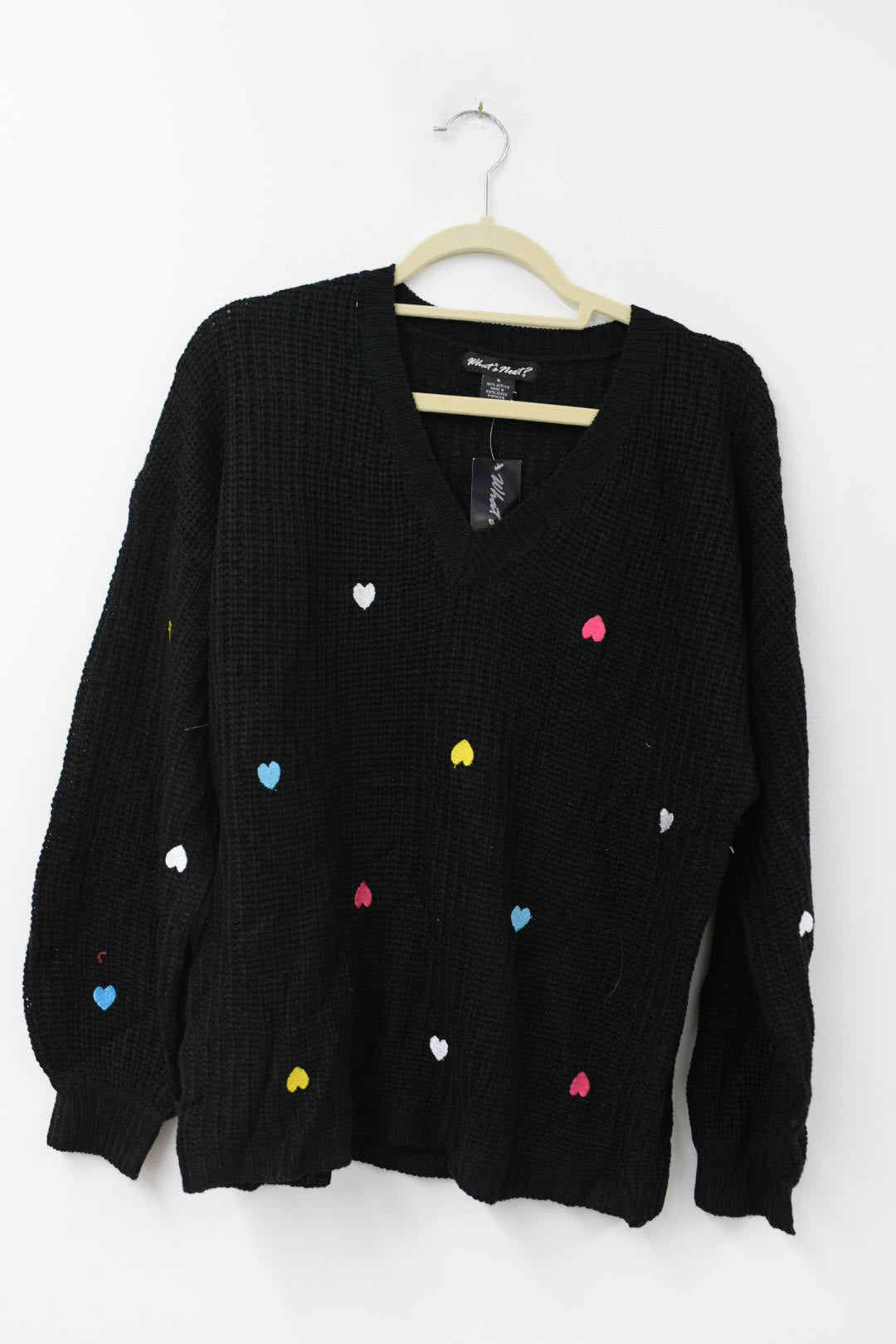 What’s Next? Valentine’s Day sweater Size S / NWT