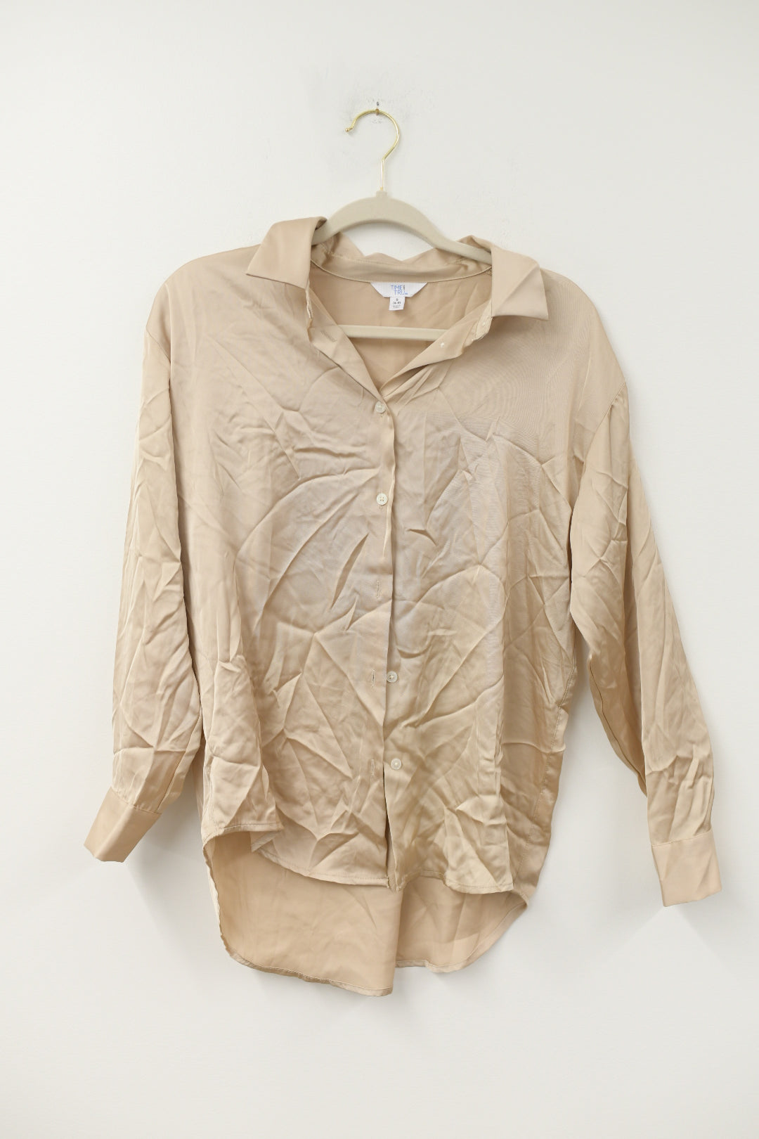 Time and Tru satin blouse Size S/ EUC