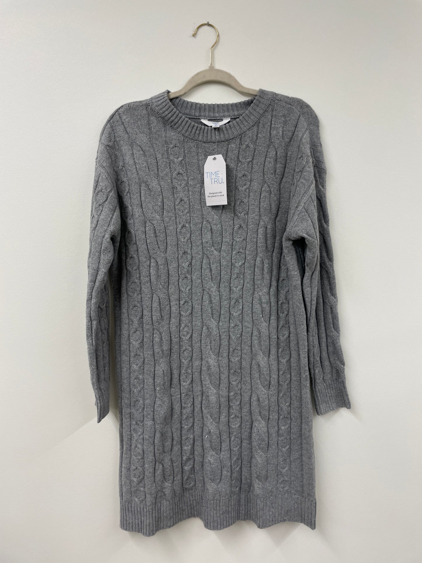 Time and Tru cable sweater midi dress Size M / NWT