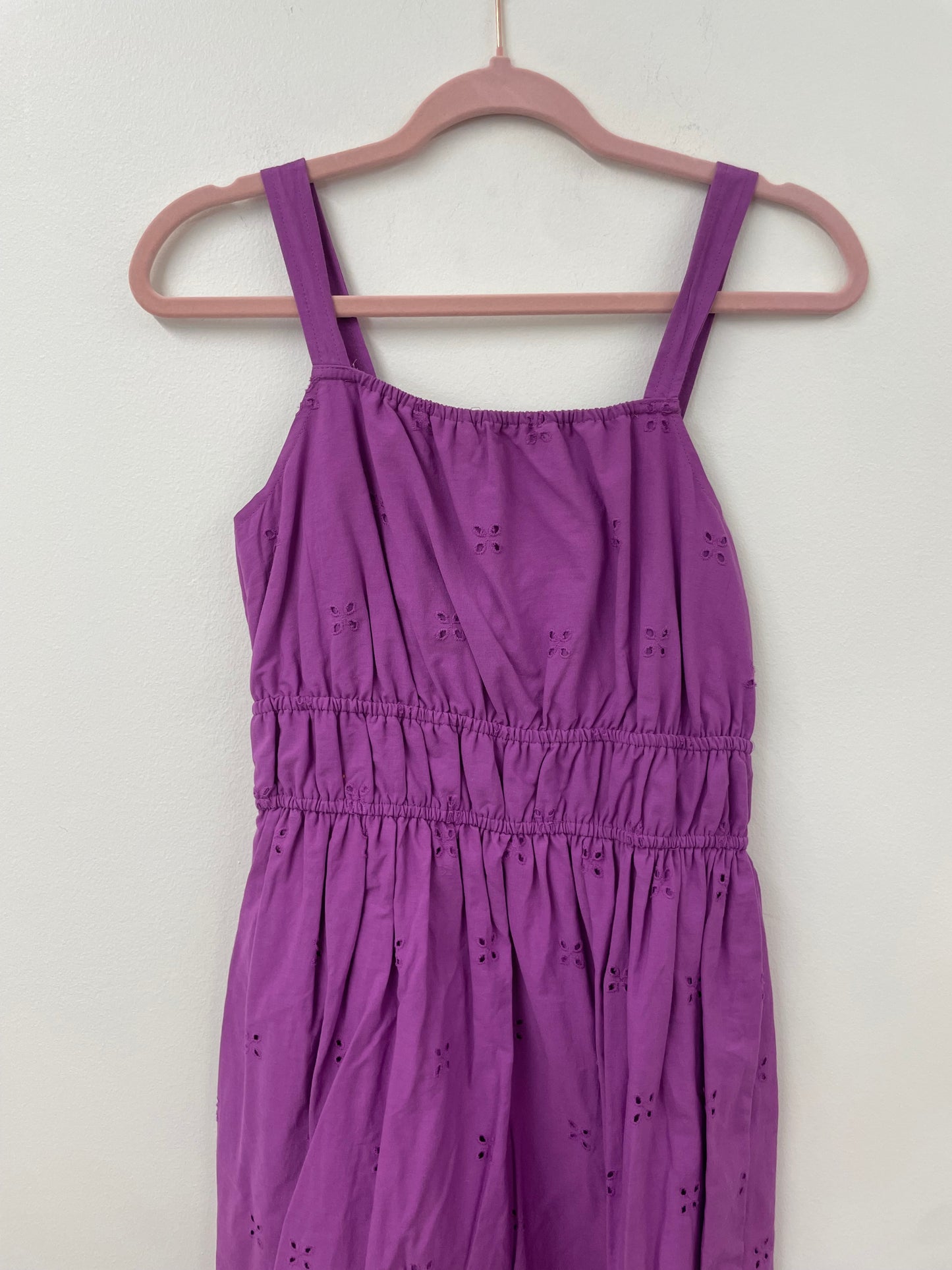 Time and Tru eyelet tie back midi dress Size S / NWT