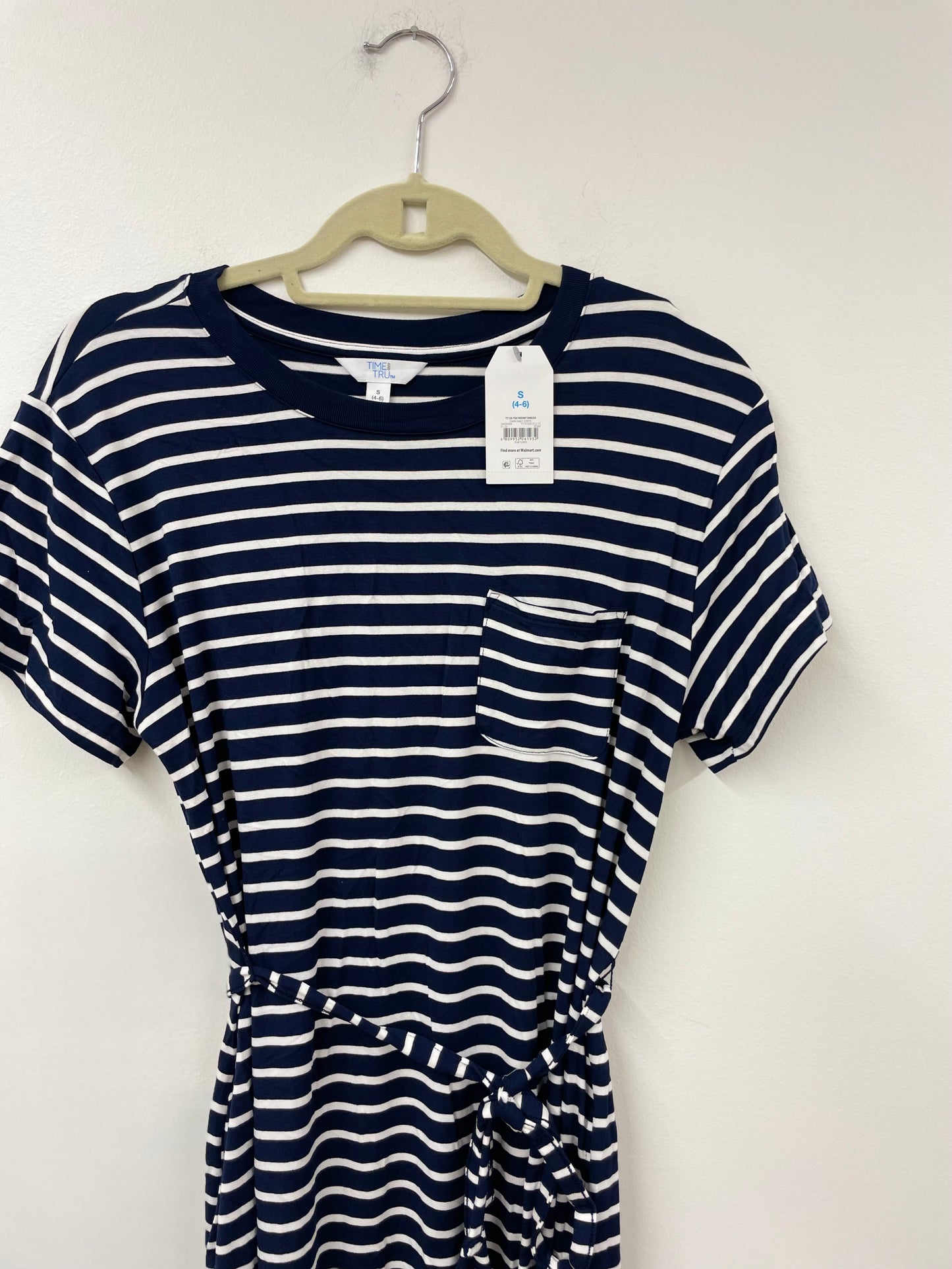Time and Tru tie front midi dress Size S / NWT