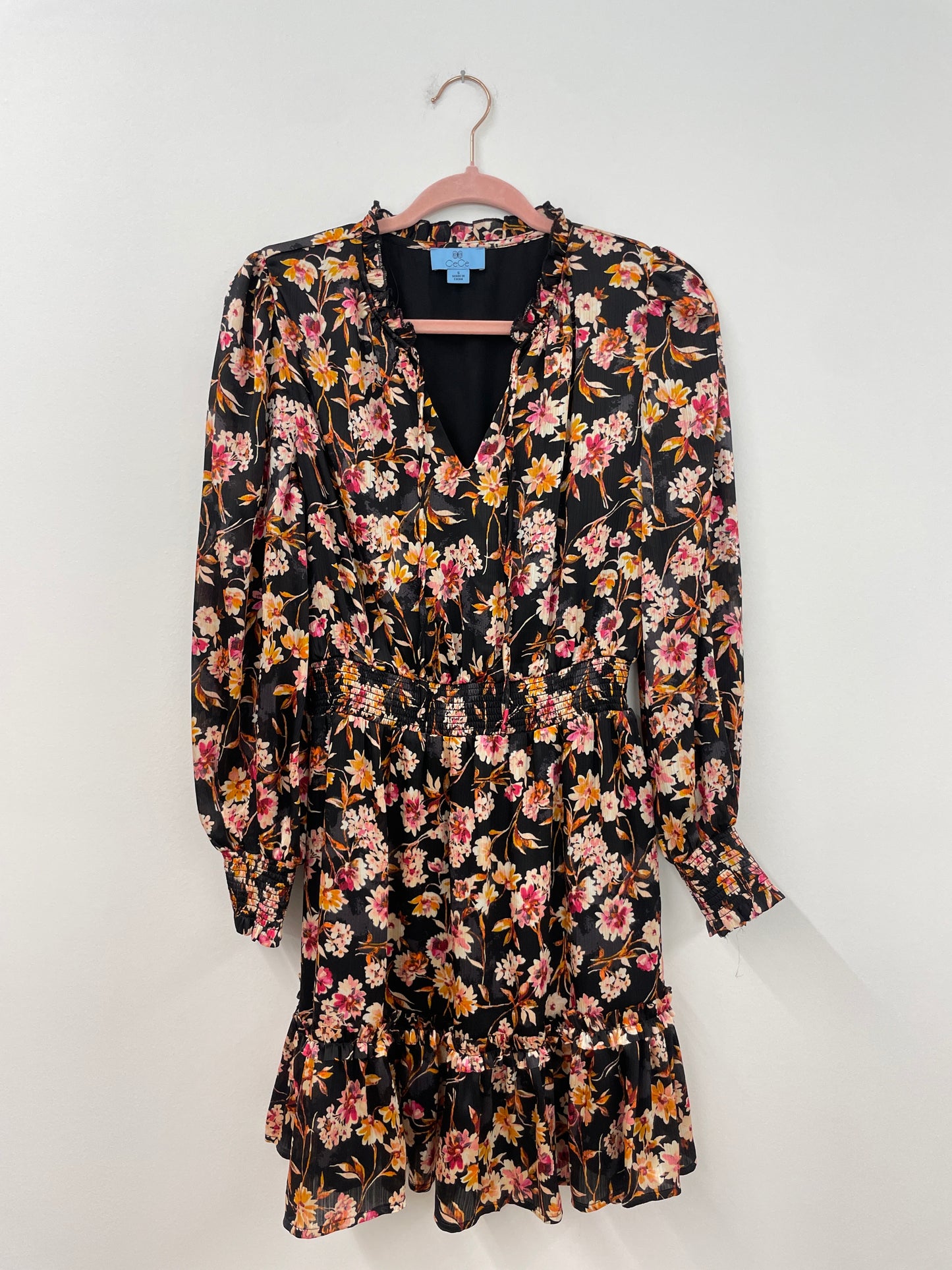 Cece long sleeve mini dress Size S / EUC