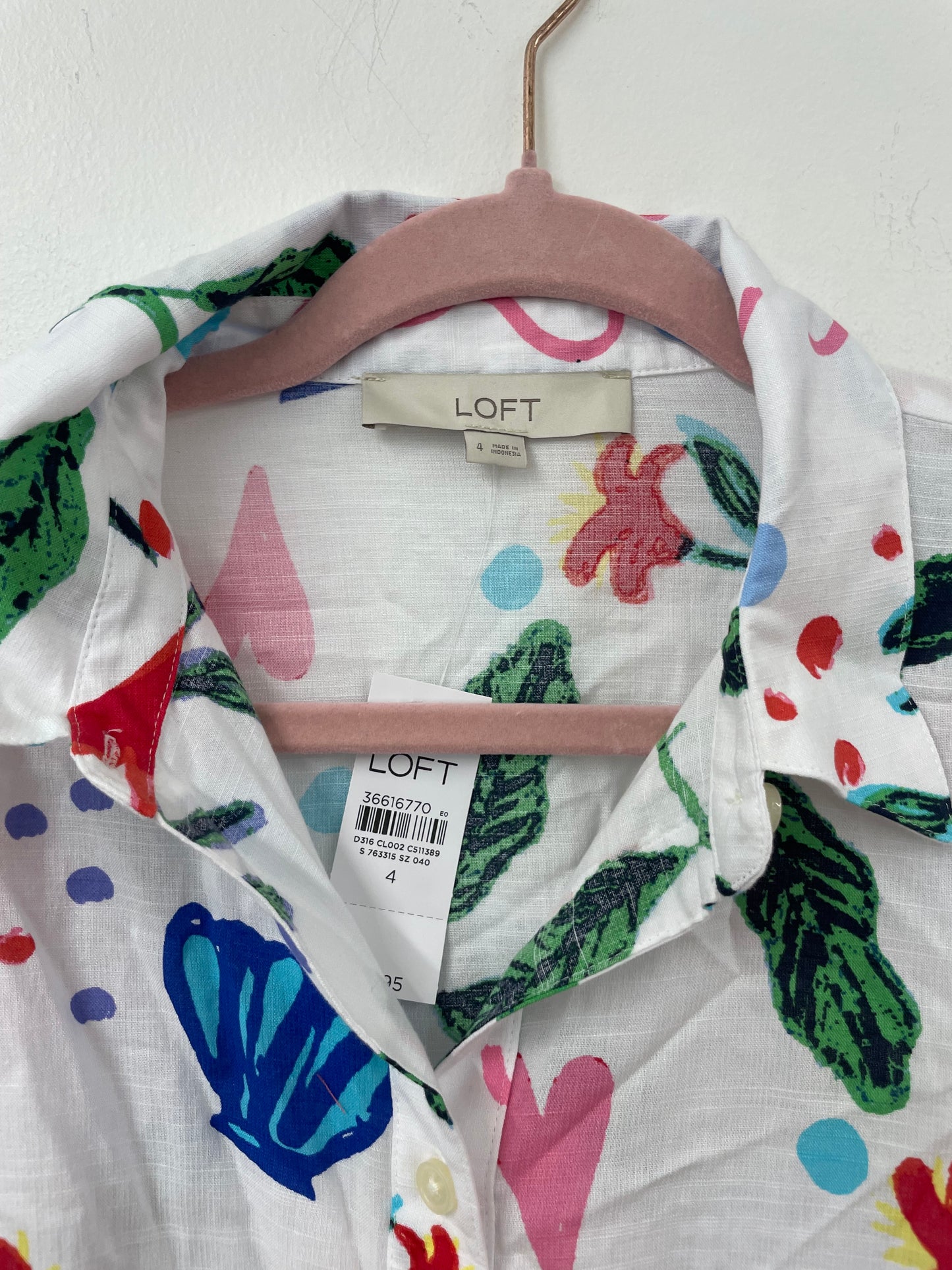 Loft long sleeve mini dress Size 4/ NWT