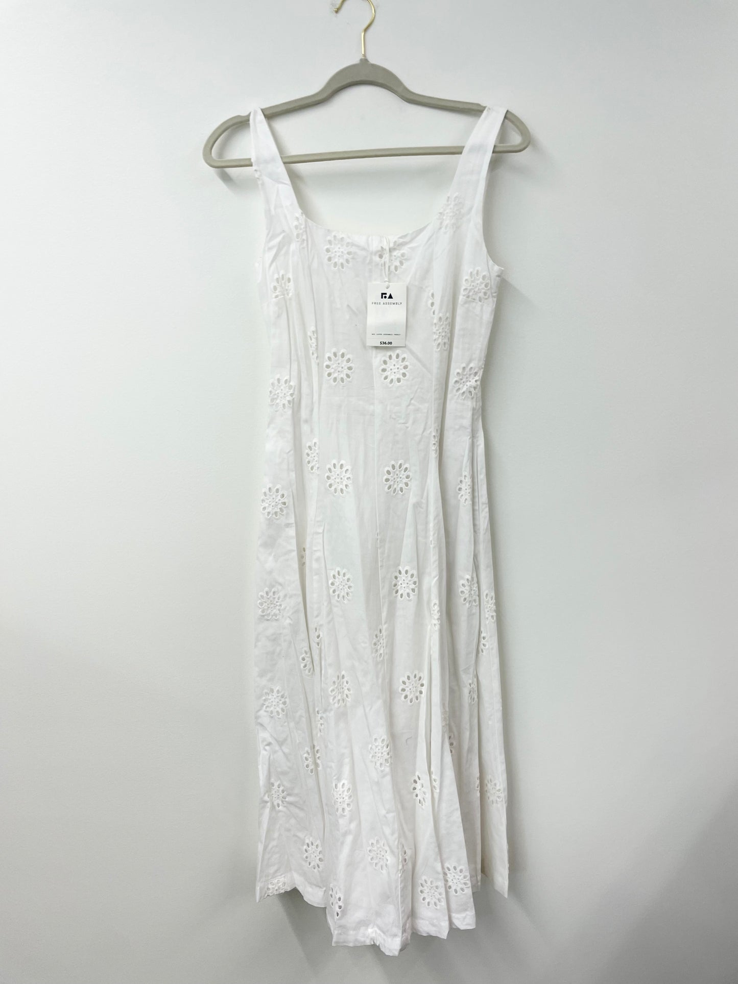 Free Assembly paneled midi dress Size XS /NWT