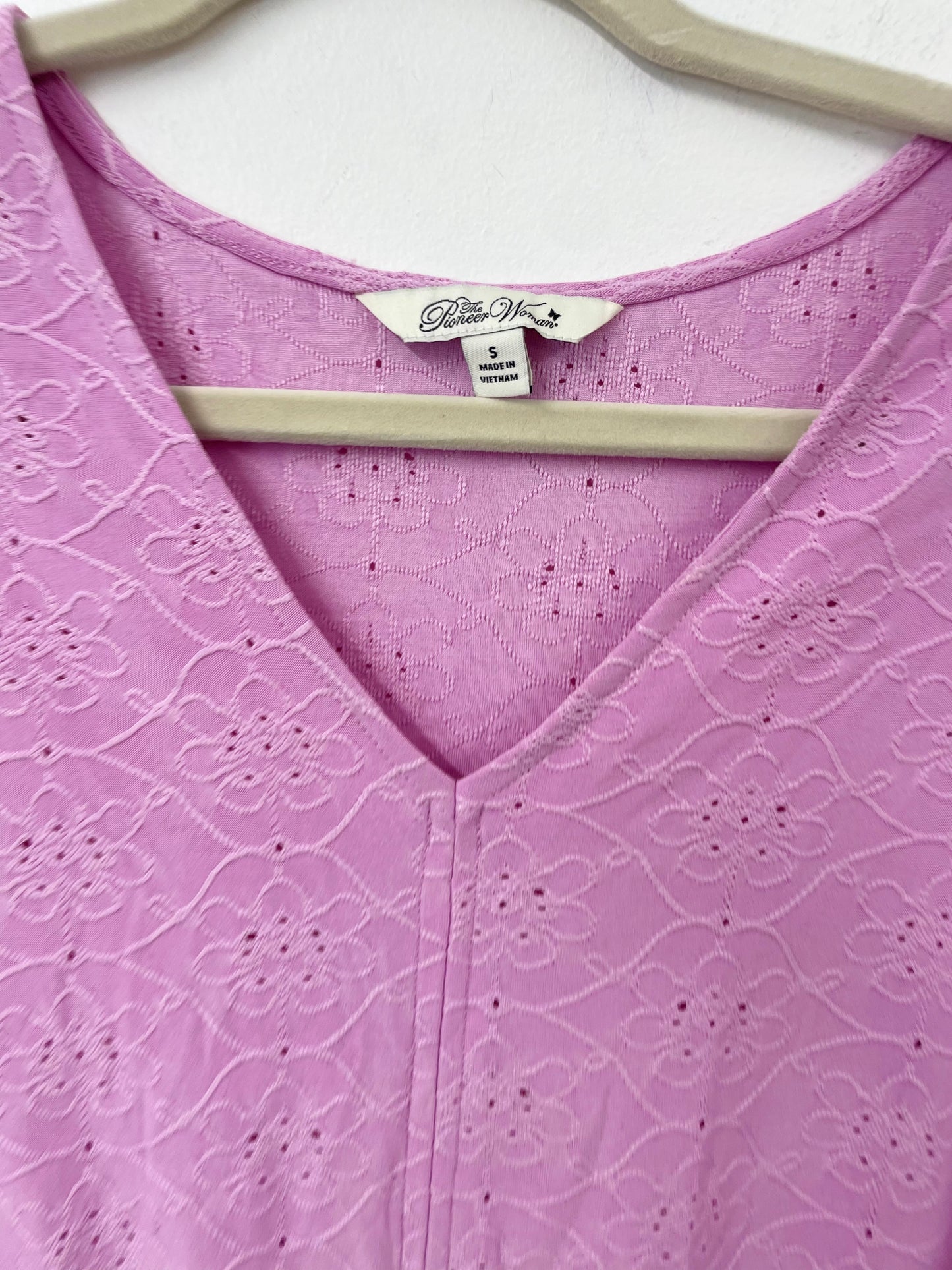 Pioneer Woman tie front top Size S / EUC