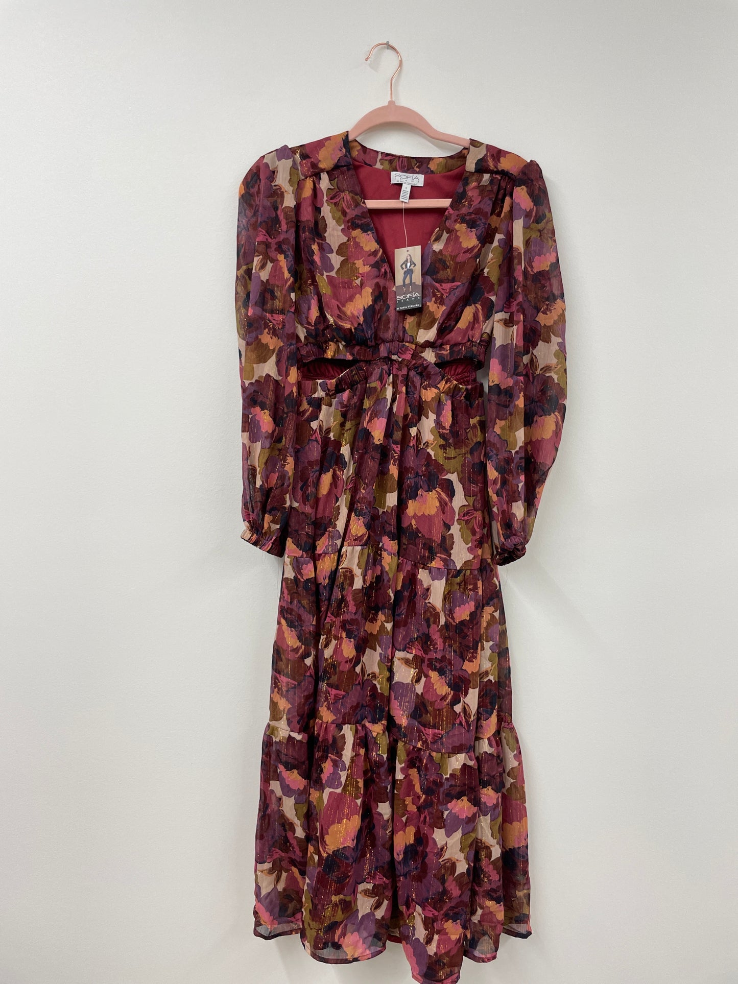 Sofia long gabby floral maxi dress Size S / NWT