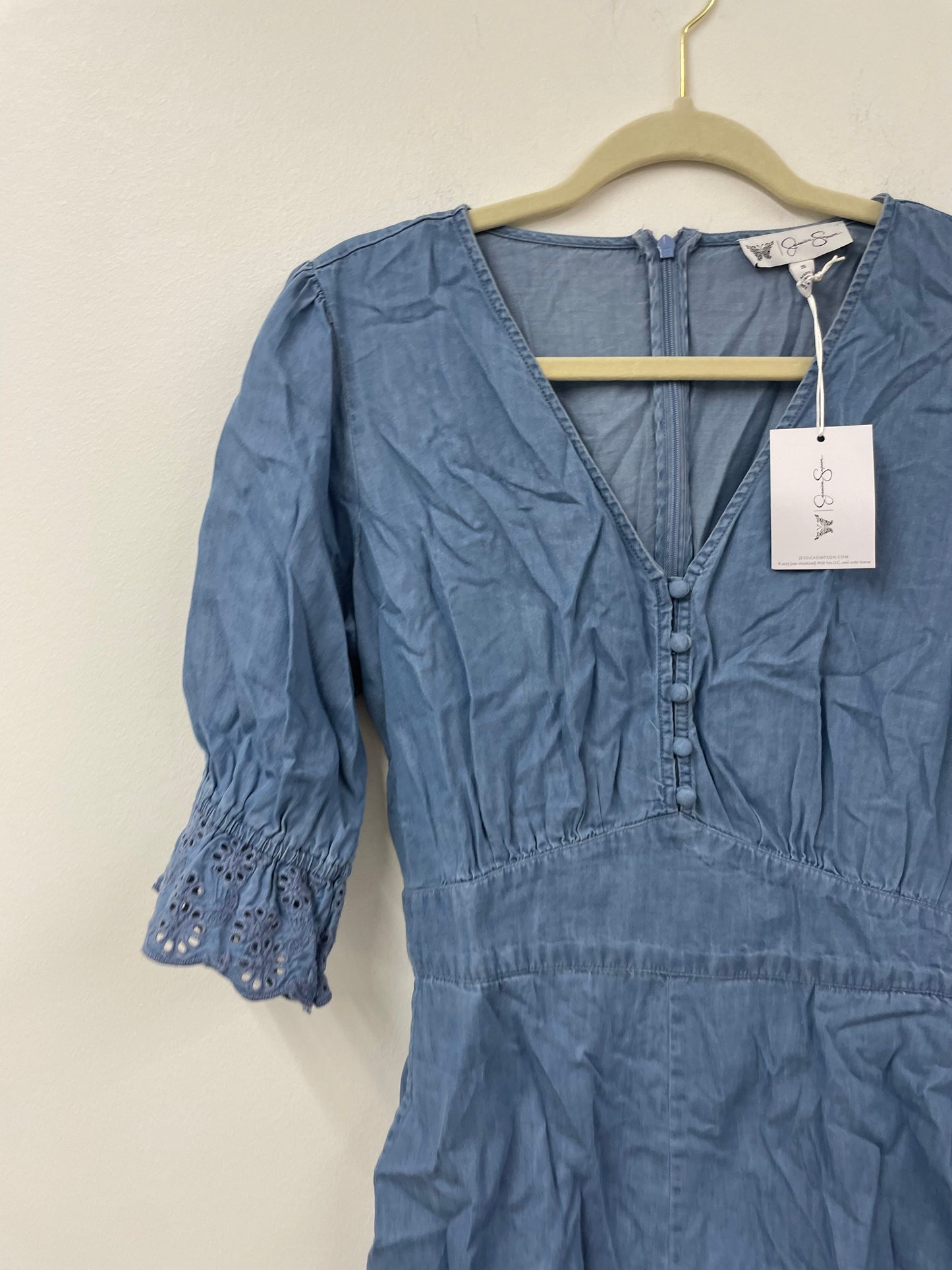 Jessica Simpson flounce hem romper Size S /NWT