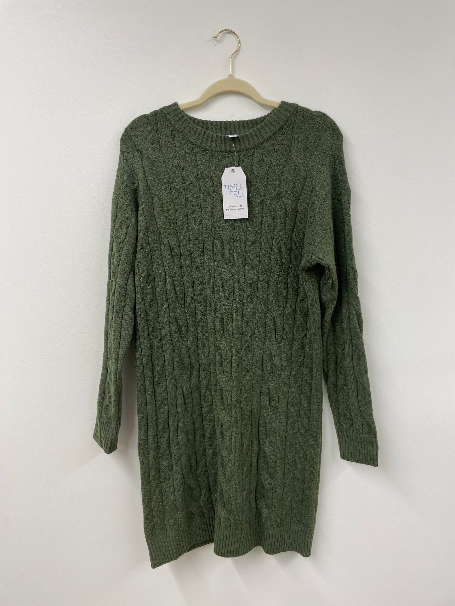 Time and Tru cable sweater midi dress Size M / NWT