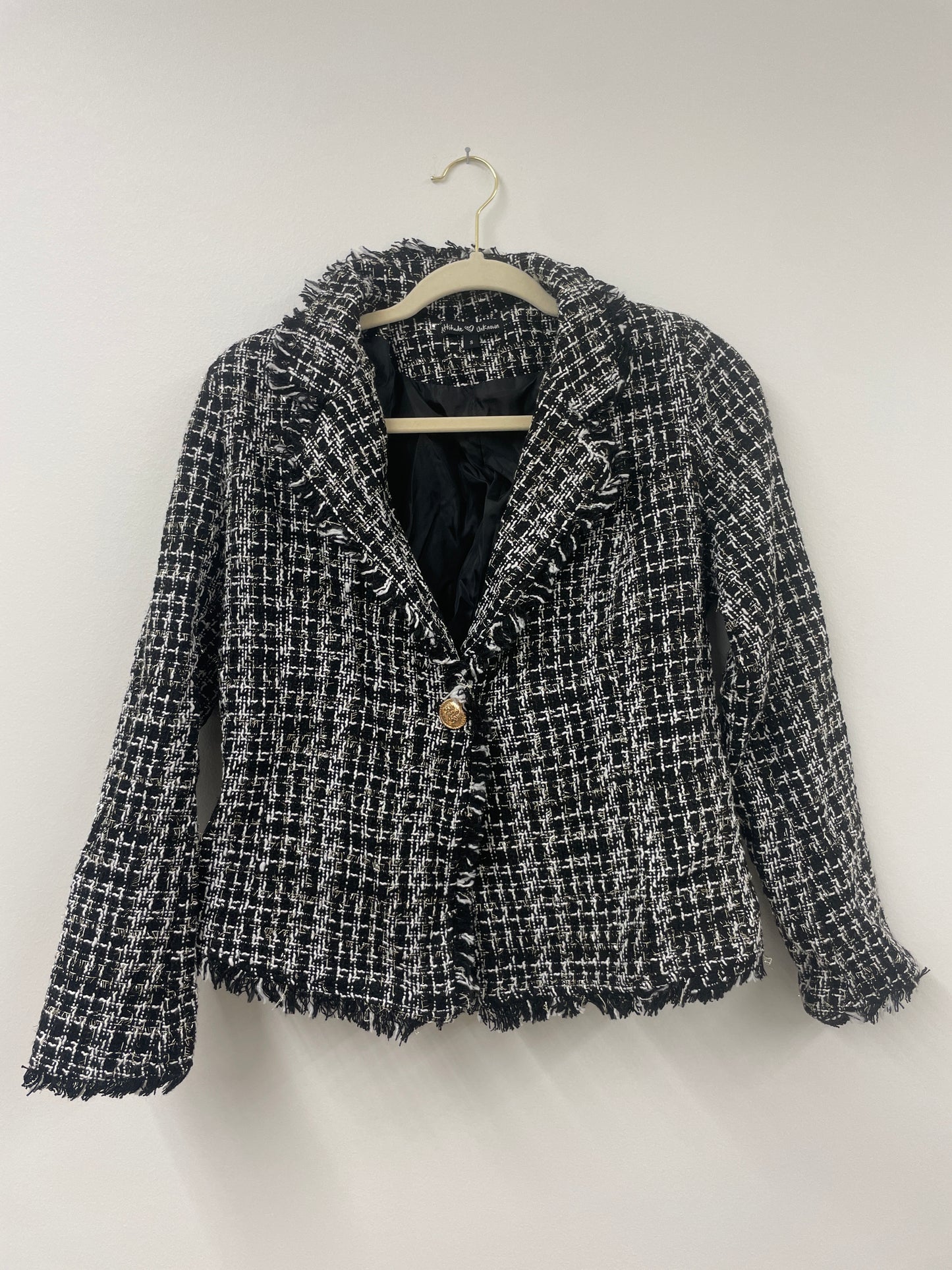 Attitude Unknown tweed jacket Size S / EUC