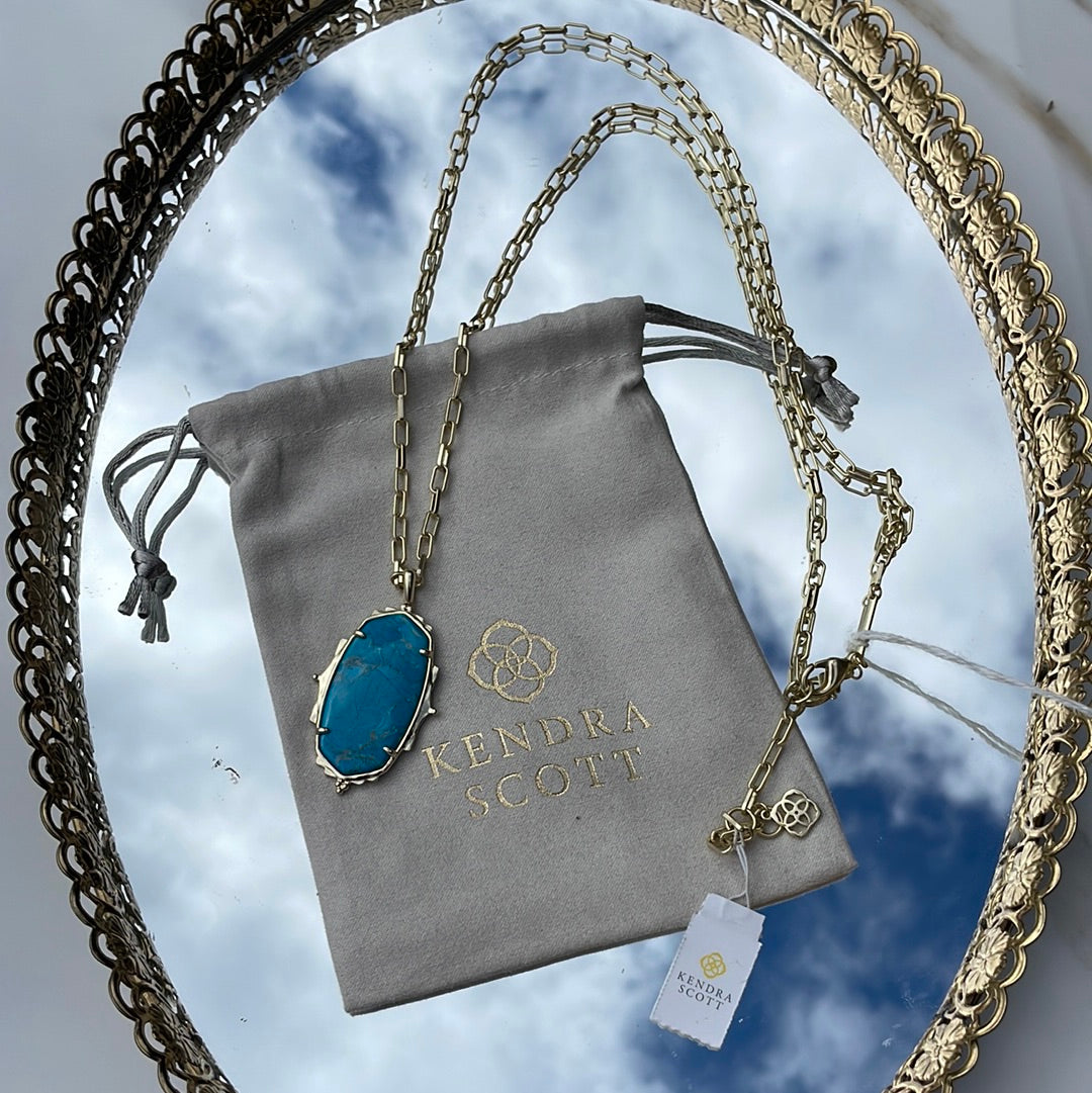 Kendra Scott Gold Brque Ella Pendant