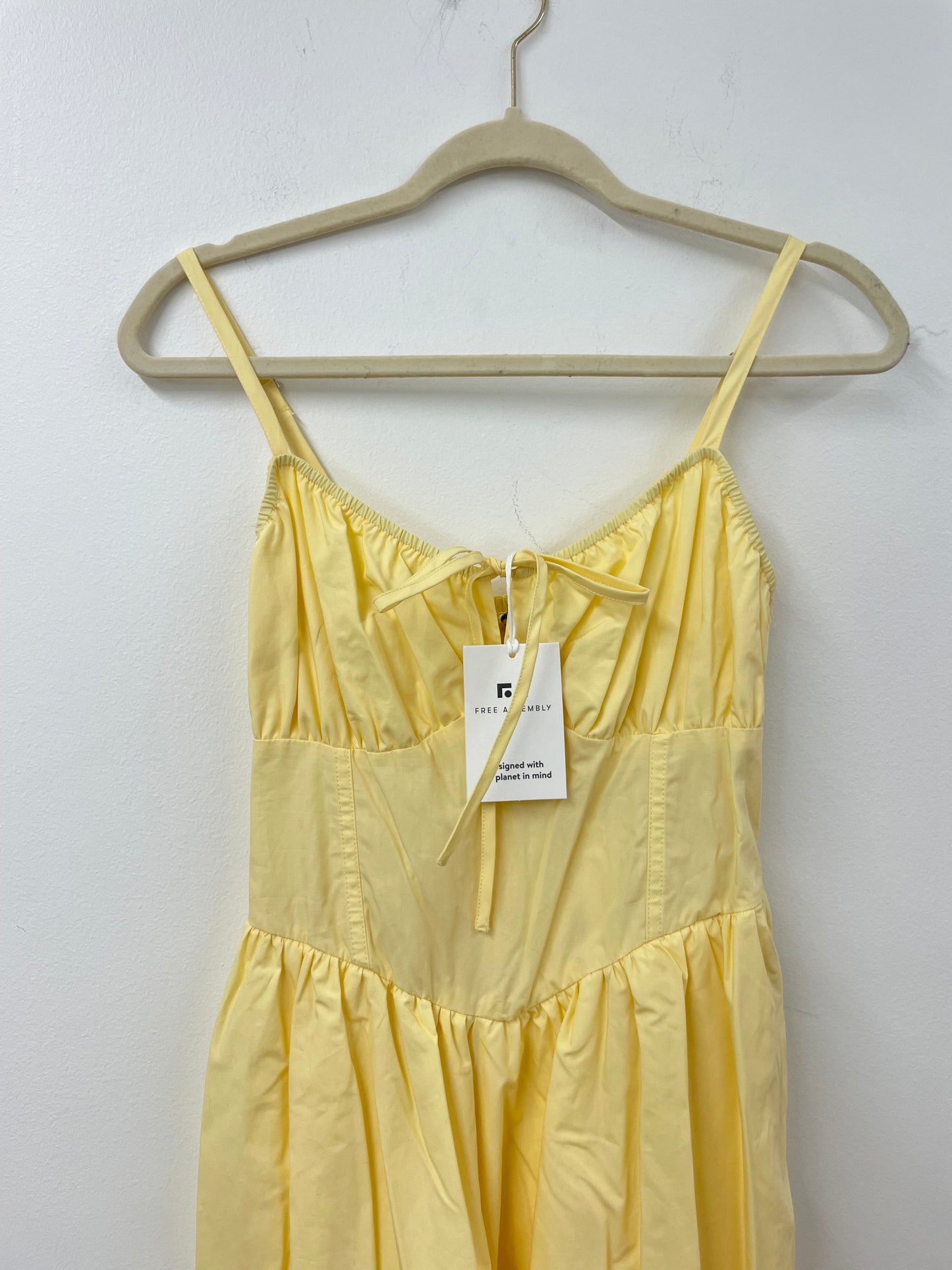 Free Assembly milkmaid midi dress Size S /NWT