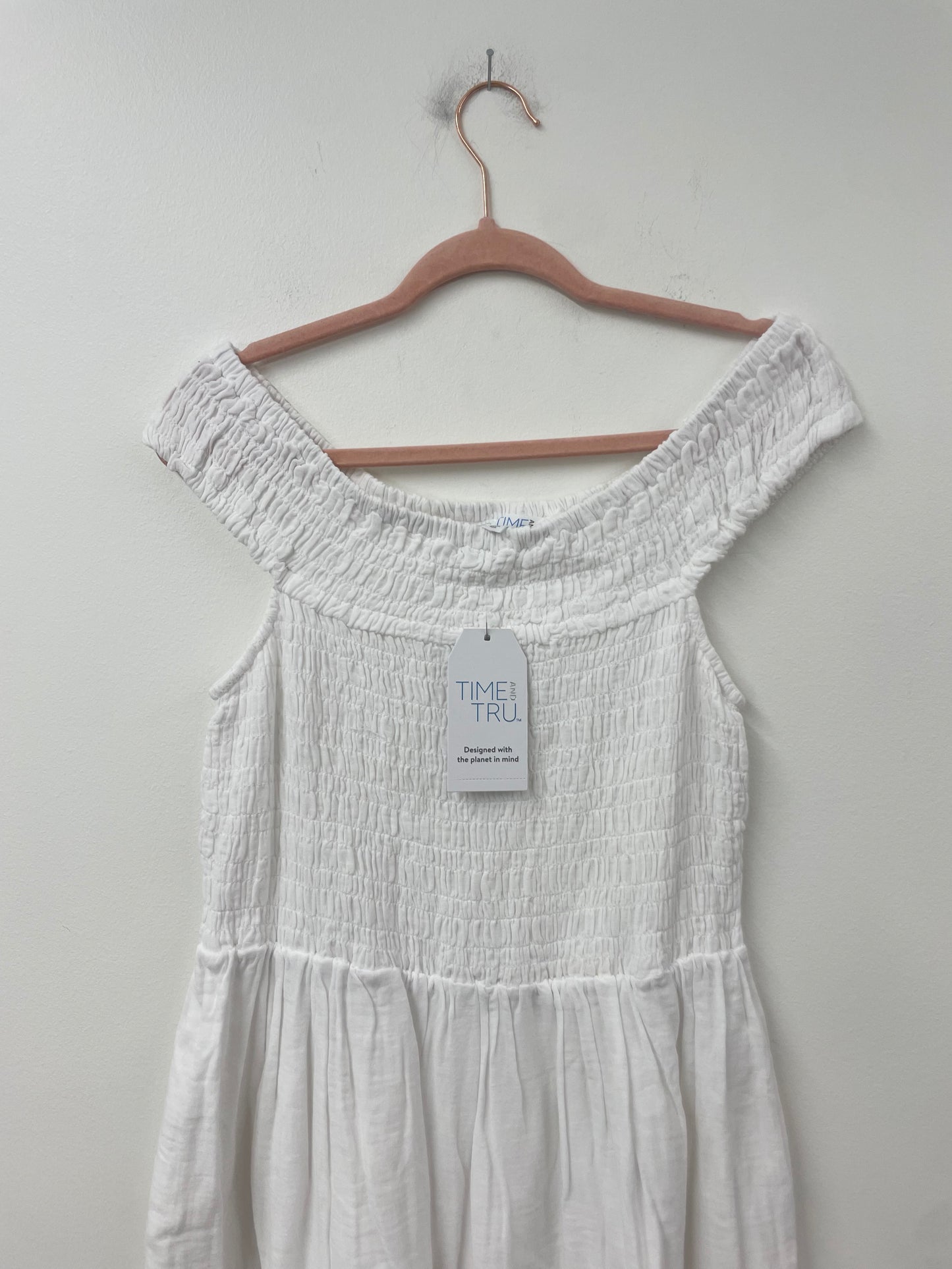 Time and Tru off the shoulder Midi dress Size S / NWT