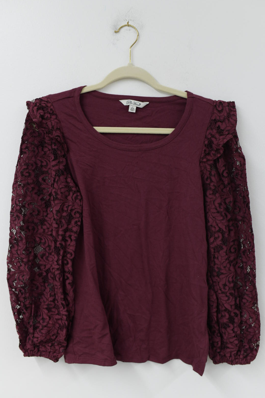 Pioneer Woman lace sleeve blouse Size S / EUC