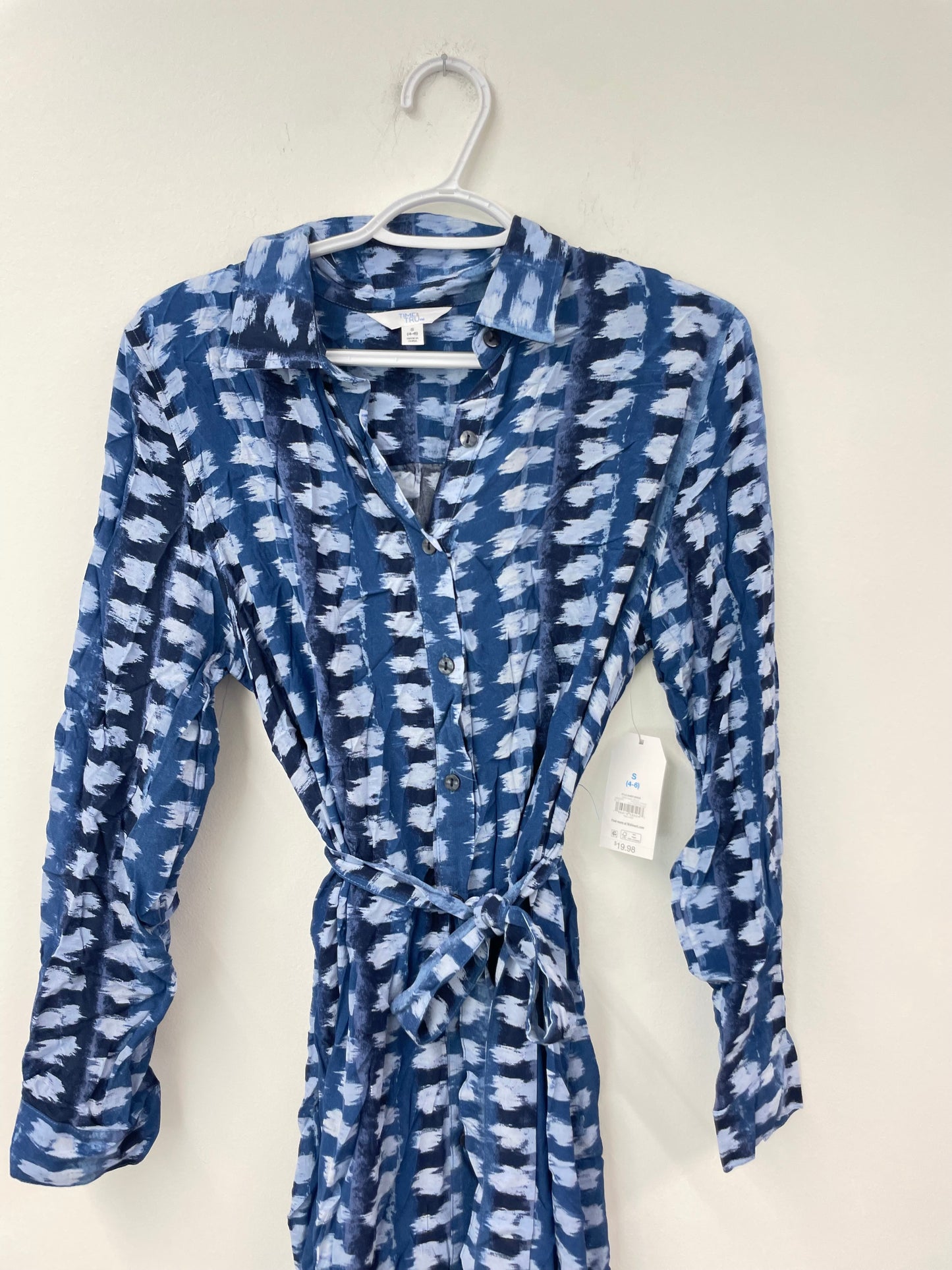Time and Tru long sleeve midi dress Size S / NWT