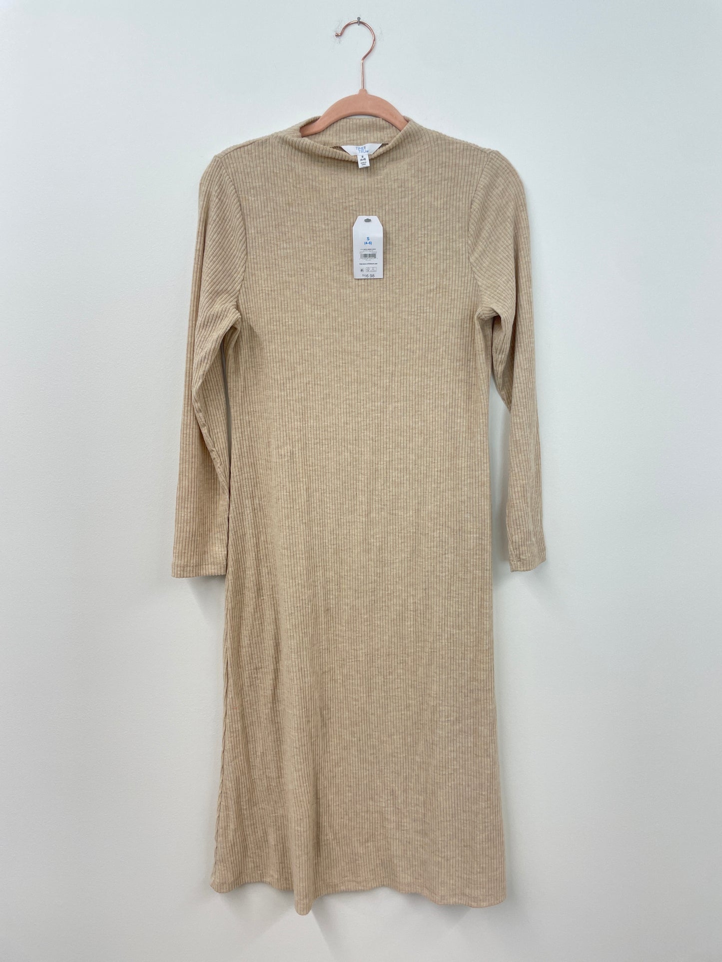 Time and Tru long sleeve midi dress Size S / NWT