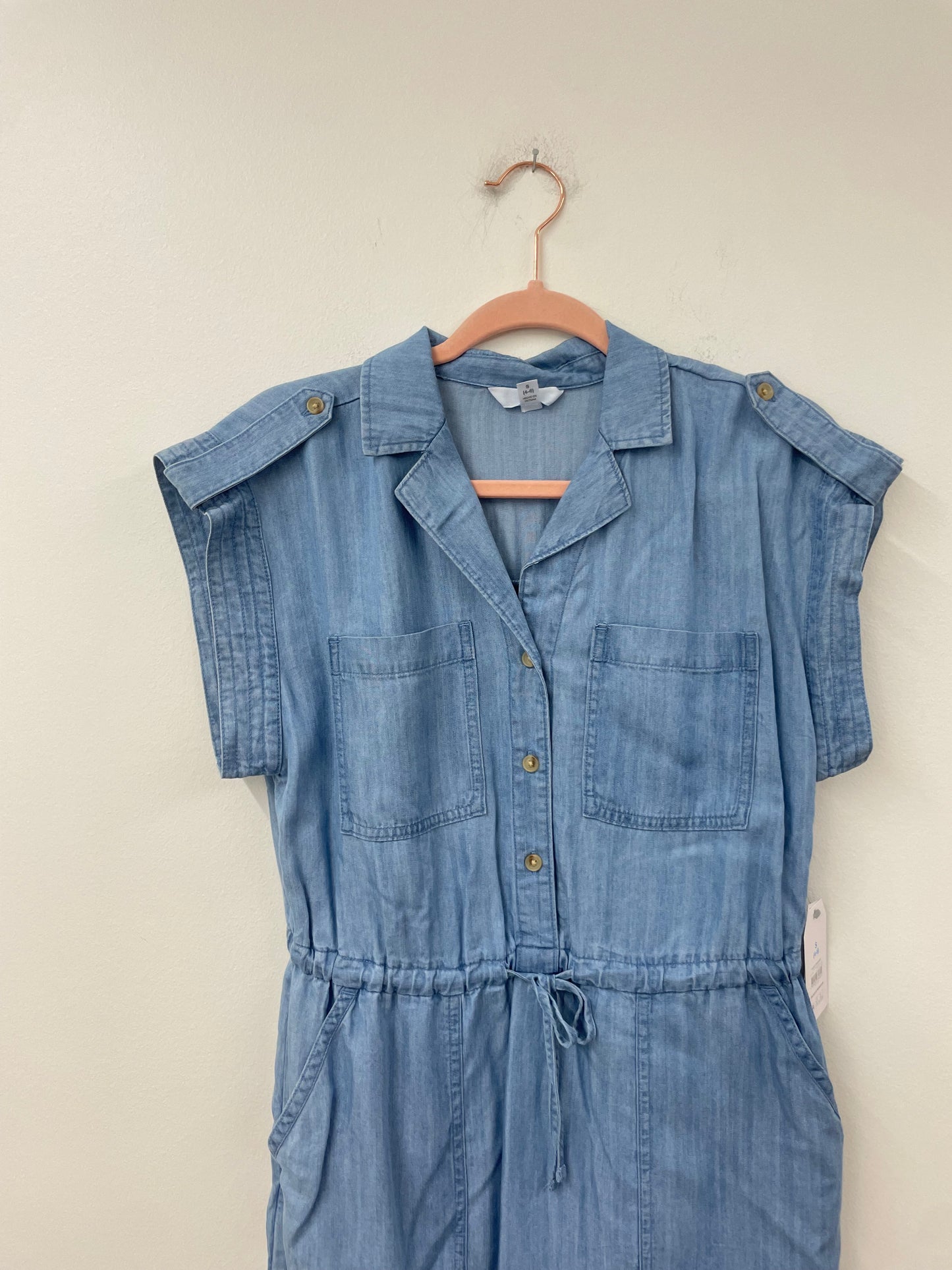 Time and Tru utility shirt dress Size S / NWT