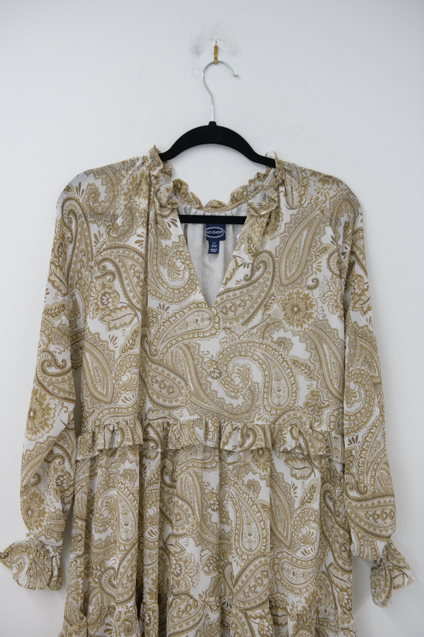 Scoop long sleeve midi dress Size XS / EUC