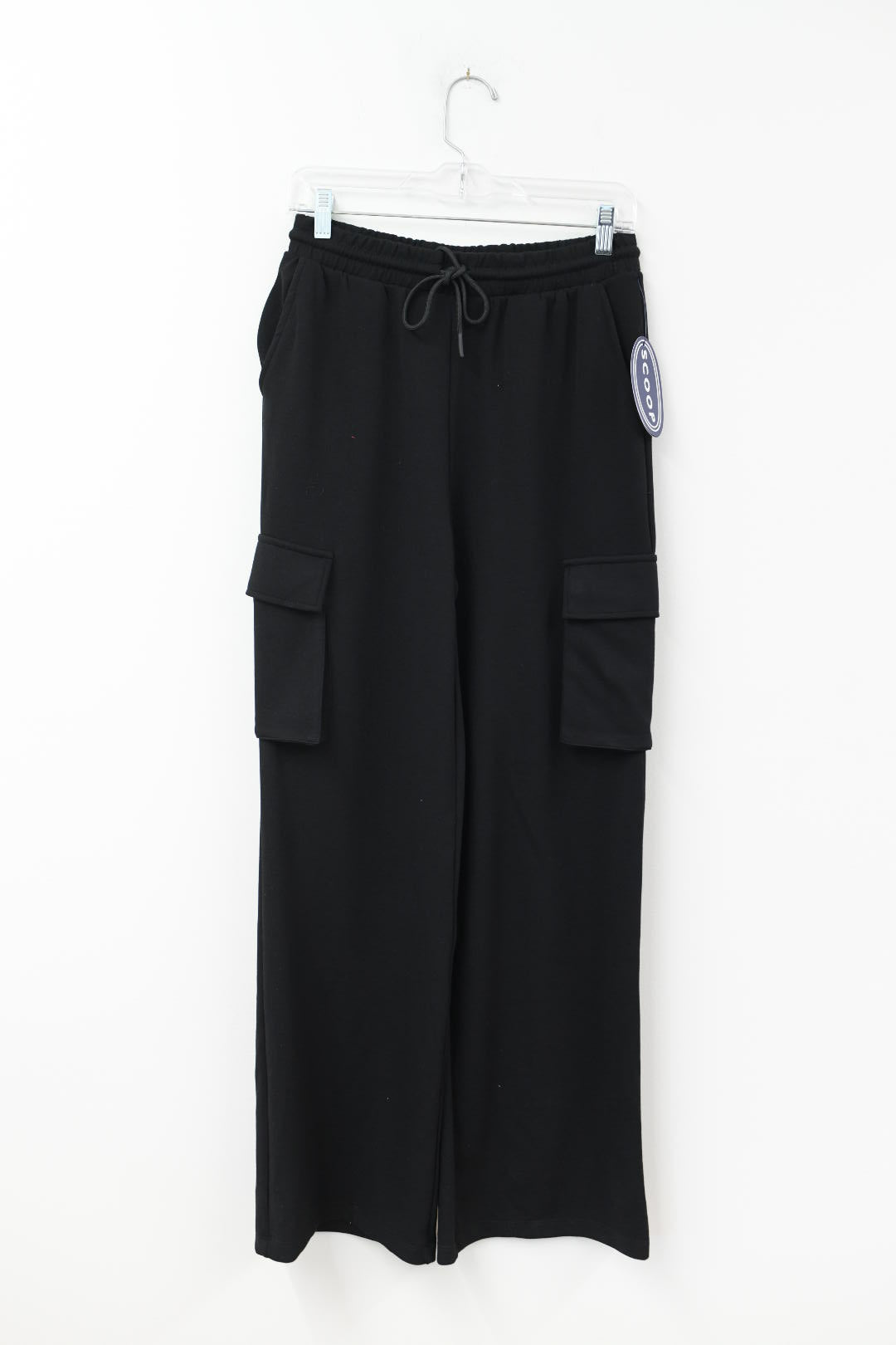 Scoop scuba wide leg cargo trousers Size XS / NWT