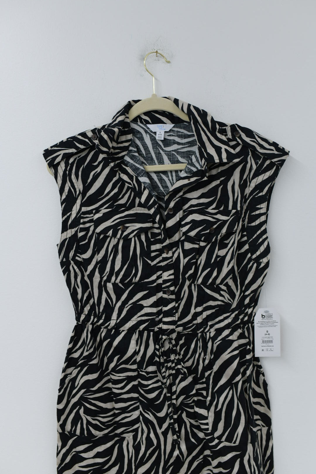 Time and Tru utility shirt dress Size S / NWT
