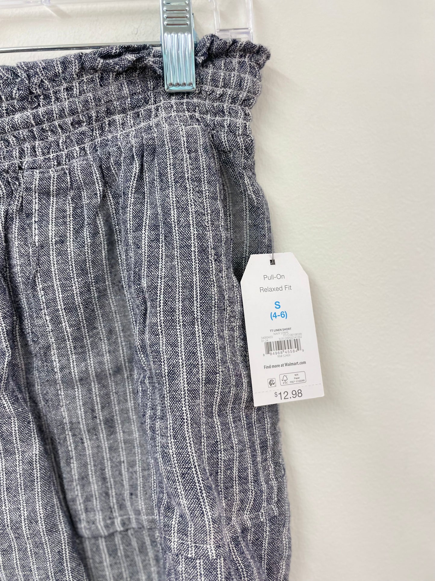 Time and Tru linen shorts Size S / NWT