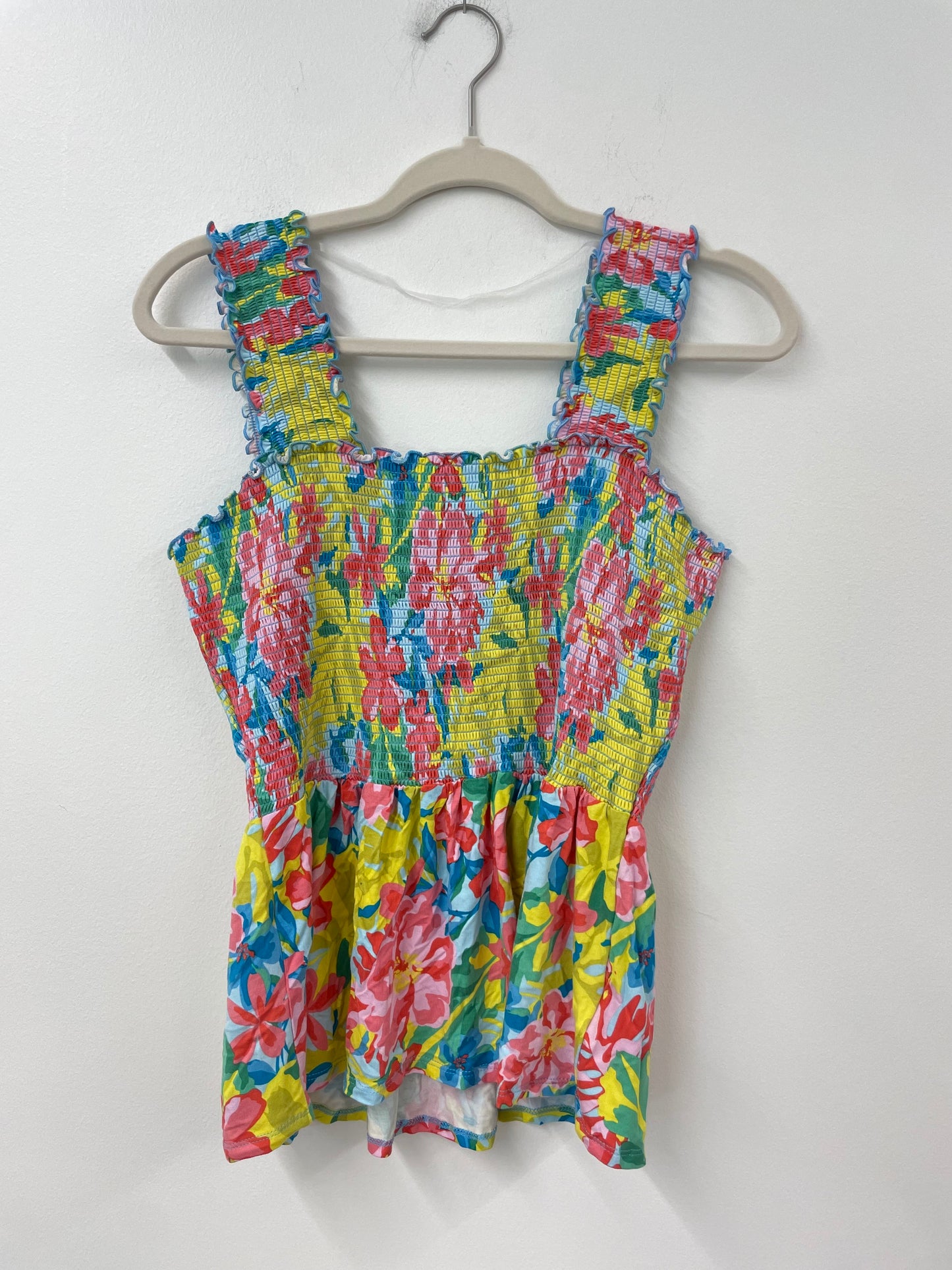 Time and Tru smocked tank Size S / NWT