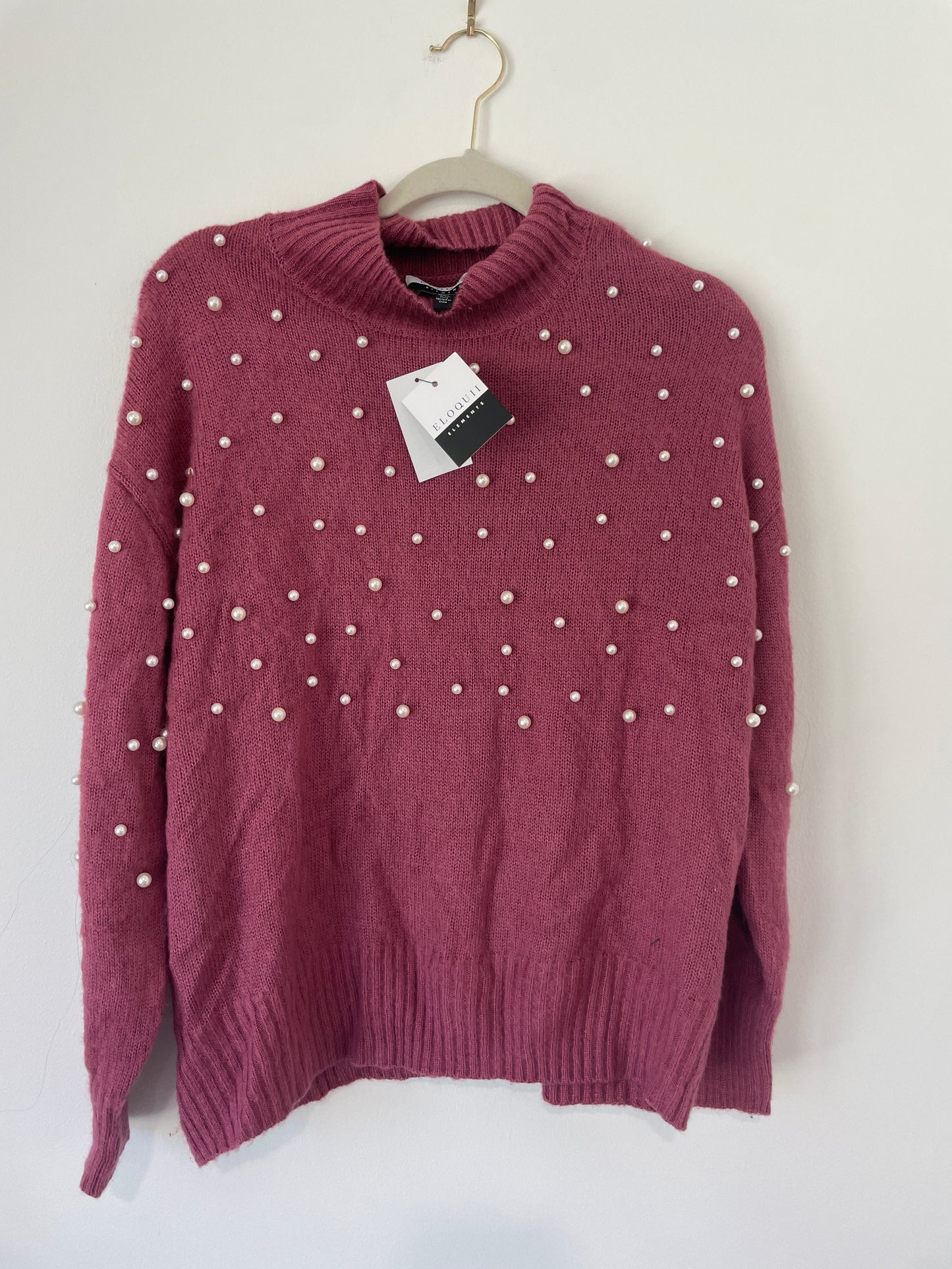 Eloquii Elements pearled sweater Size M / NWT
