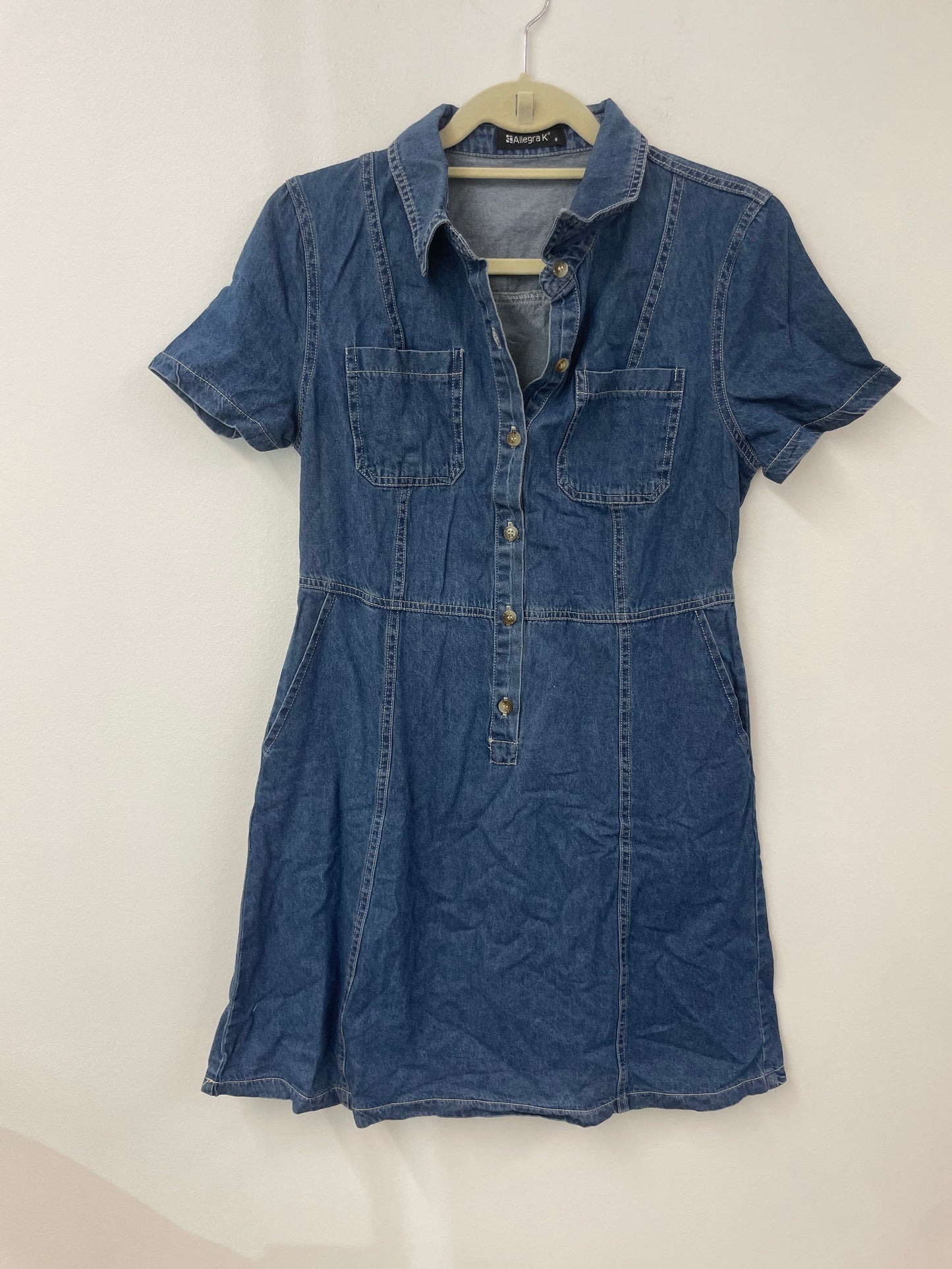 Allegra K denim mini dress Sizes S / NWT
