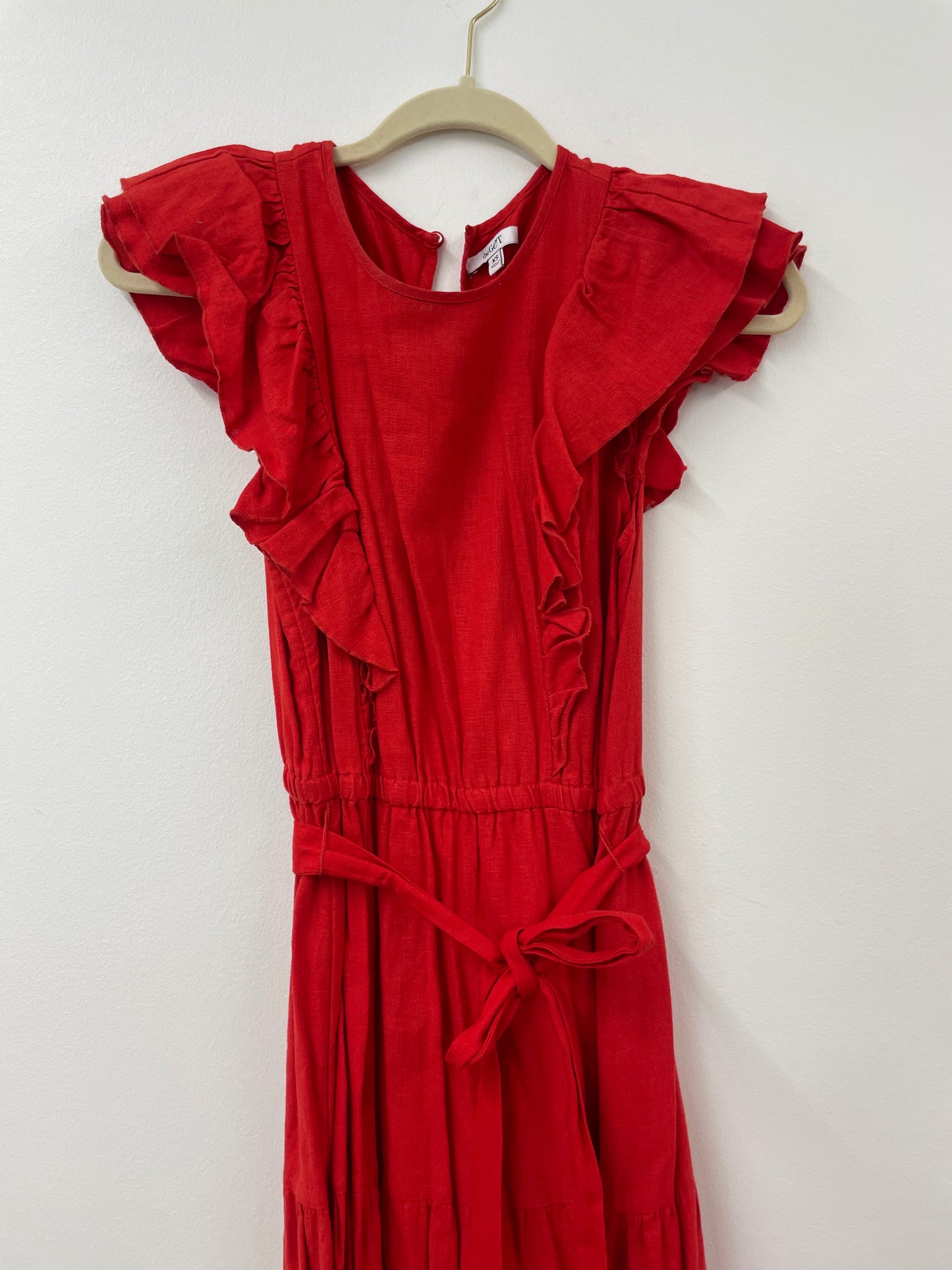 The Get flutter sleeve maxi dress Size XS / EUC