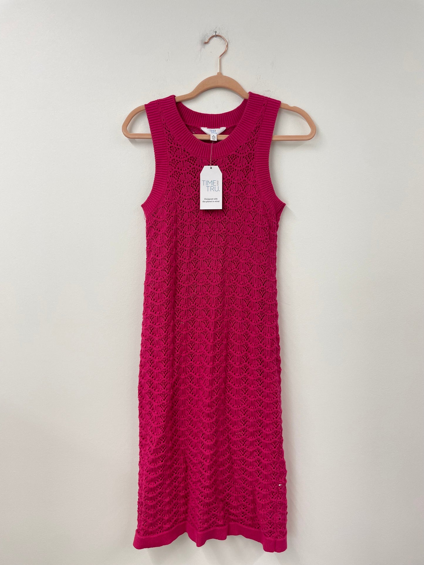 Time and Tru textured stitch sweater midi dress Size S / NWT