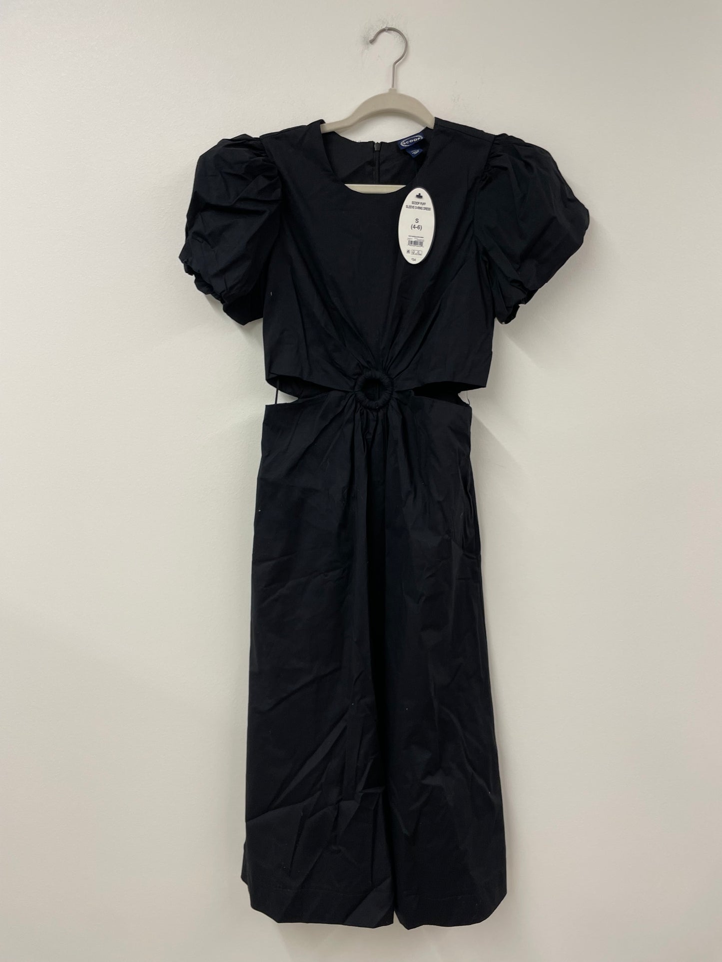 Scoop puffed sleeve o-ring midi dress Size S / NWT