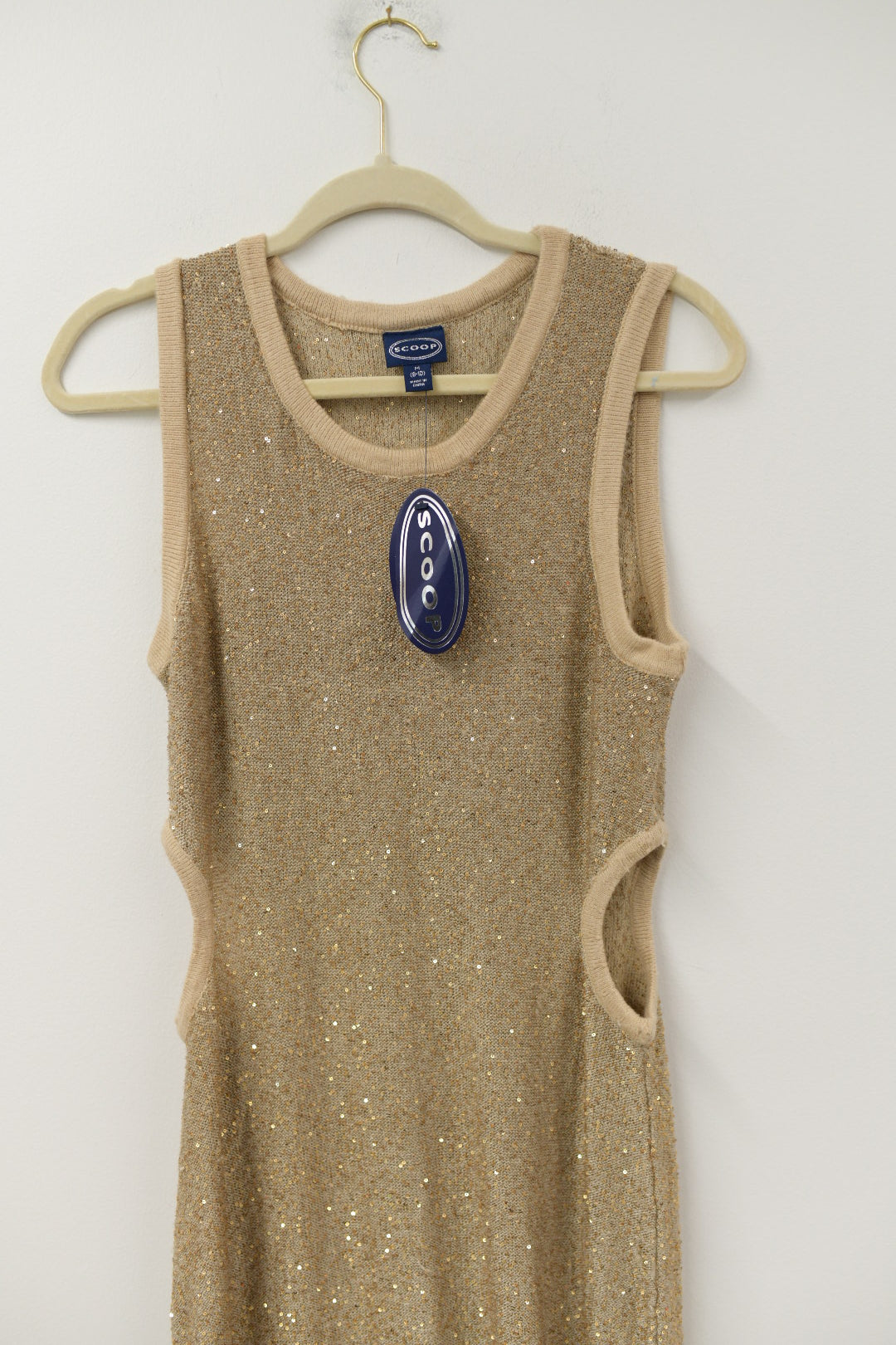 Scoop sequin sweater midi dress Size M / NWT