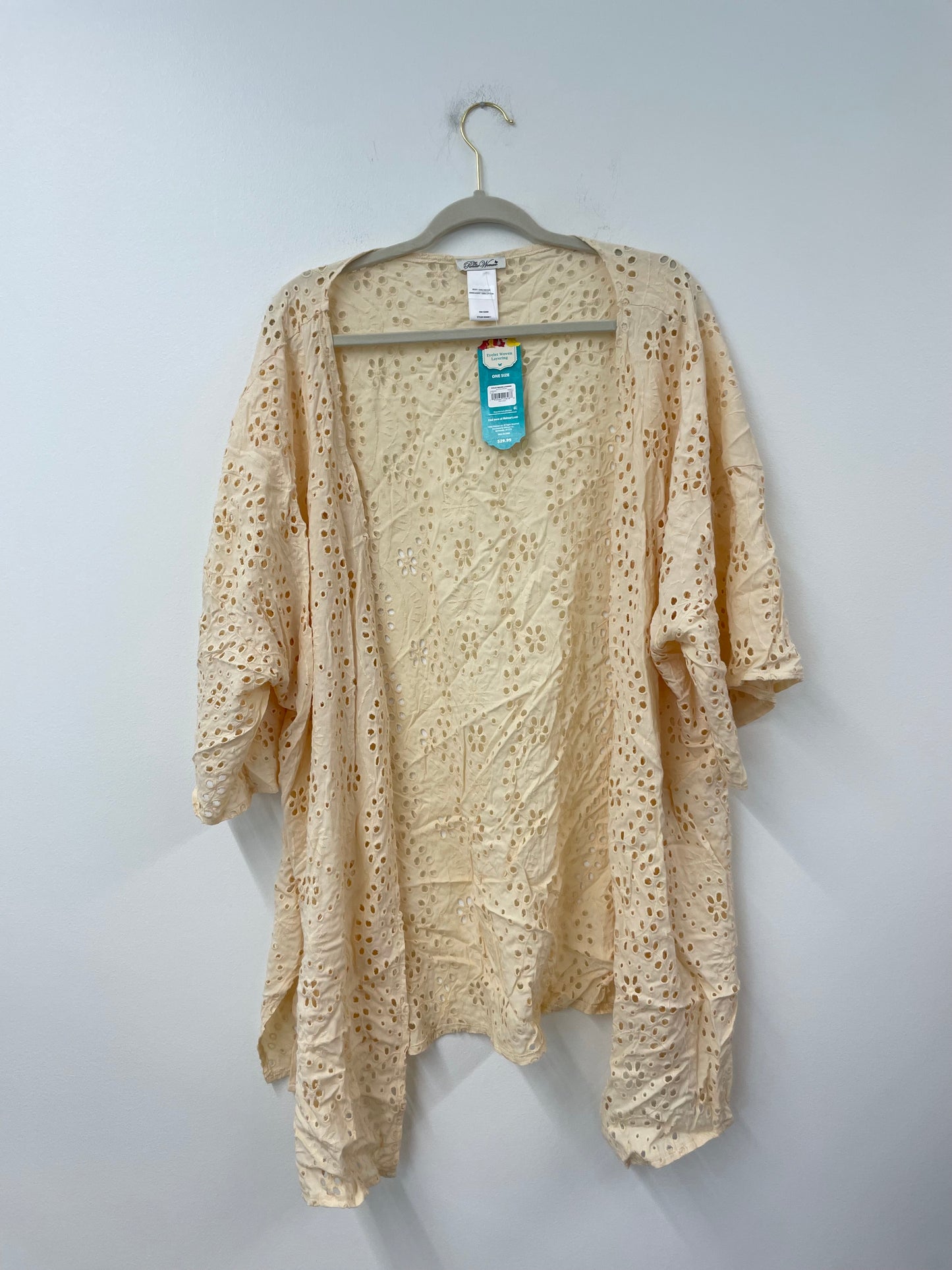 Pioneer Woman eyelet woven layering piece One Size / NWT