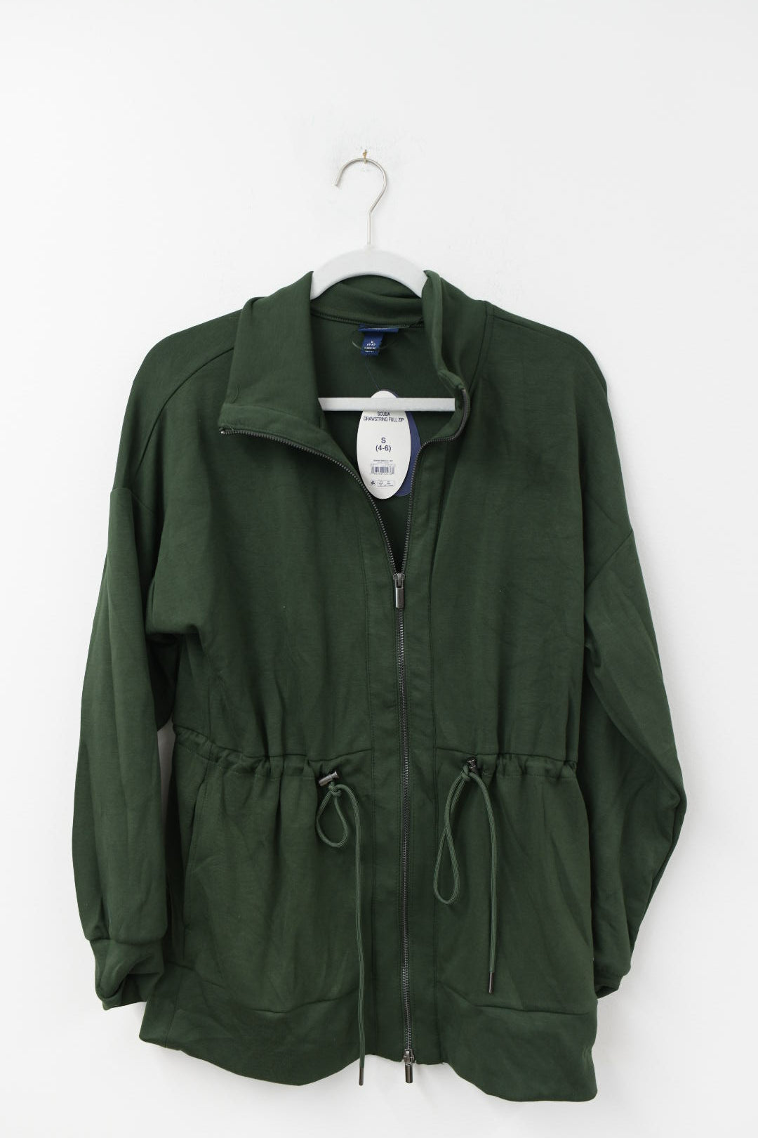 Scoop scuba drawstring full zip Size S / NWT