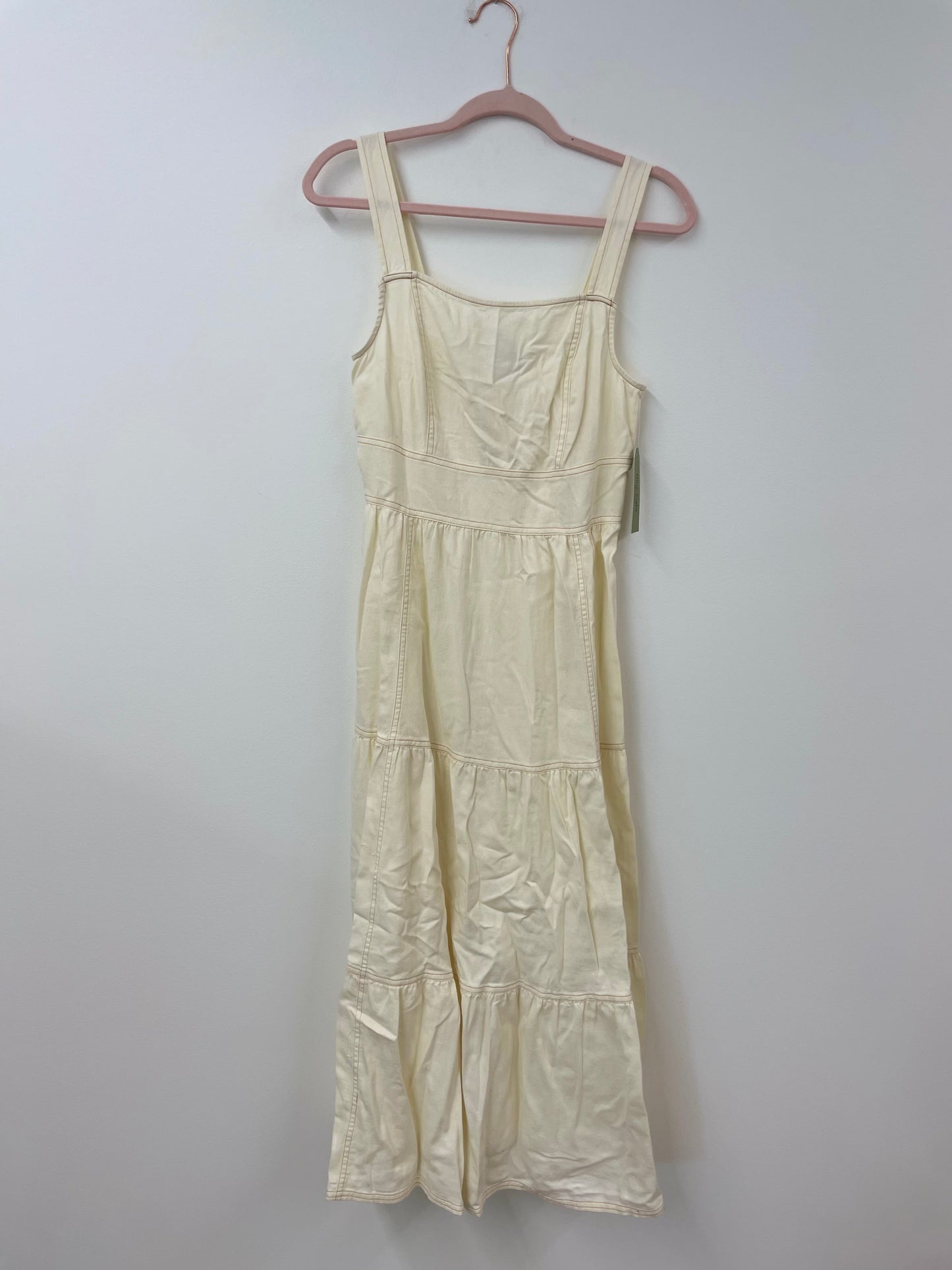Nine Eight white denim midi dress Size M /NWT