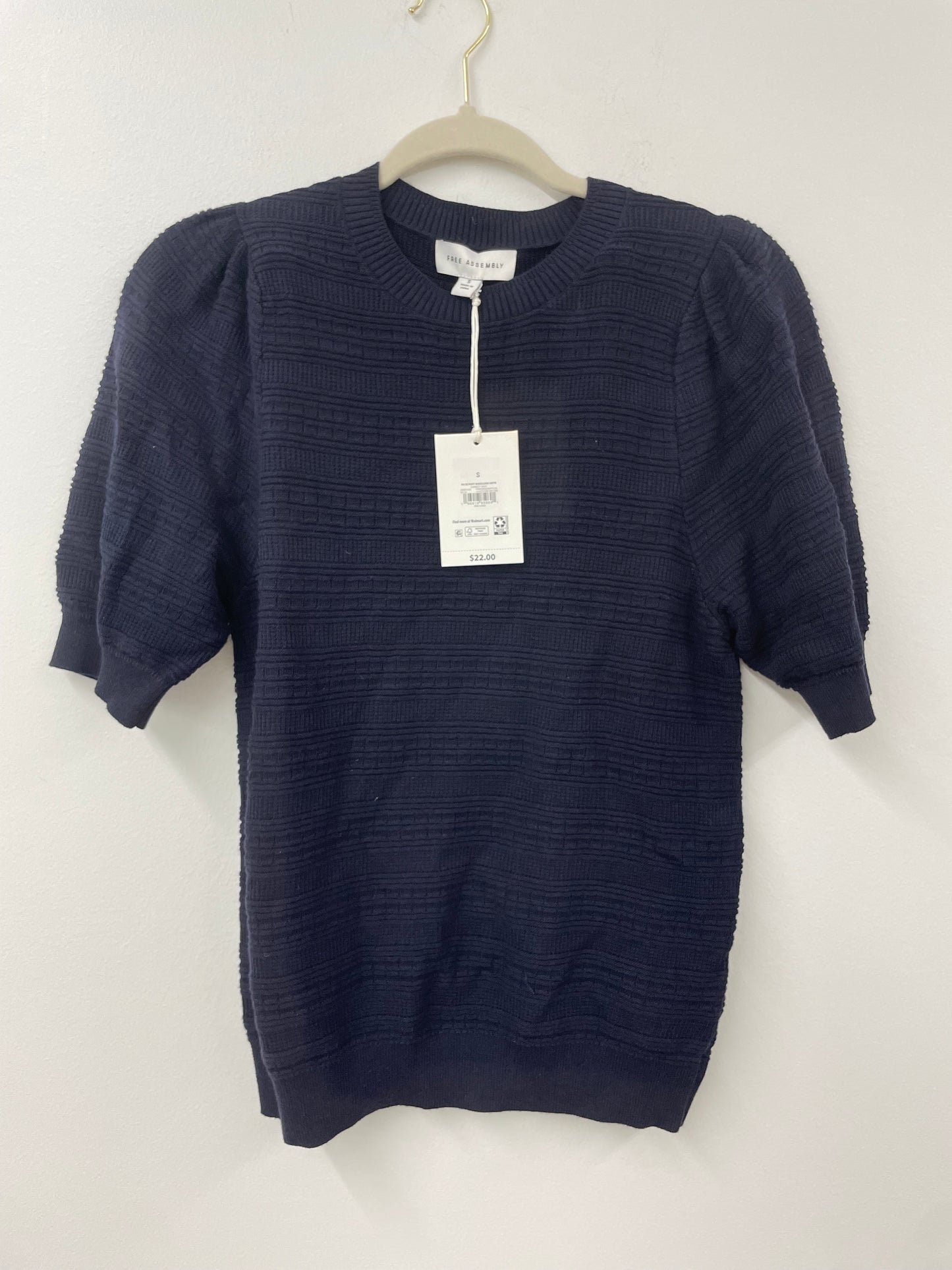 Free Assembly puff shoulder sleeve sweater Size S / NWT