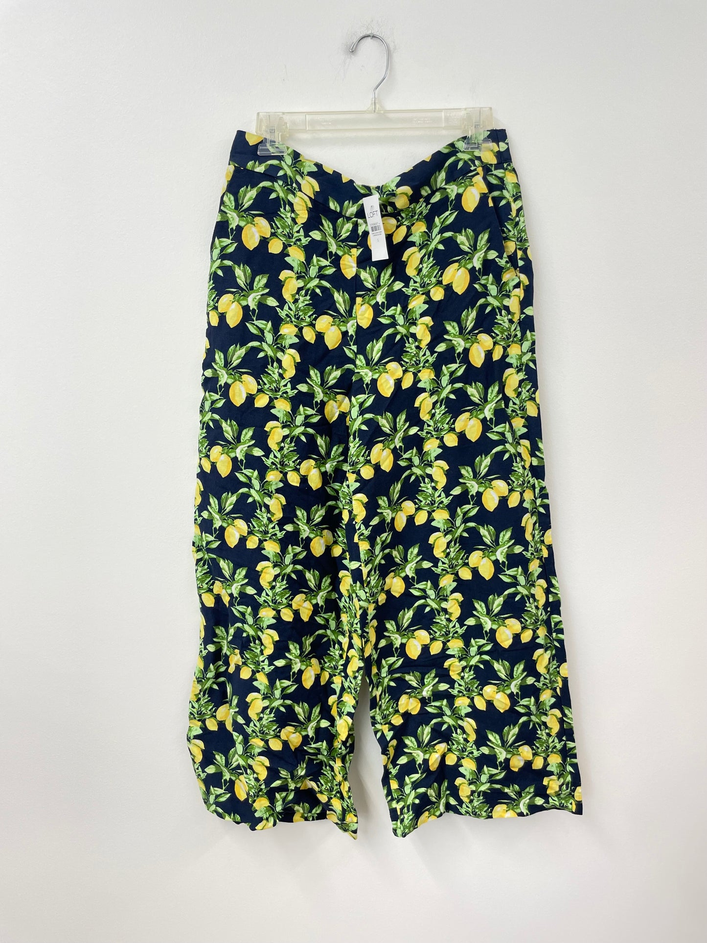 Loft wide leg crop pant Size S /NWT