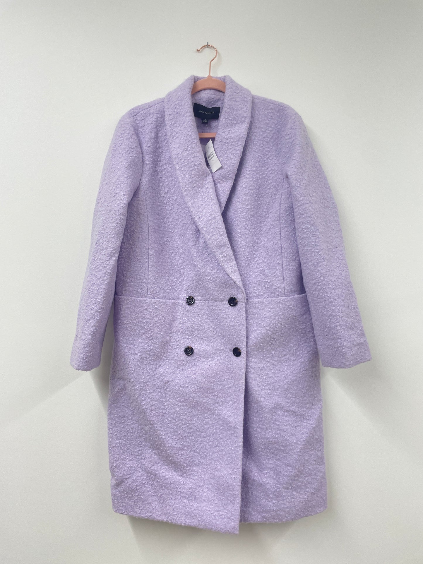 Ann Taylor purple peacoat Size S \ NWT