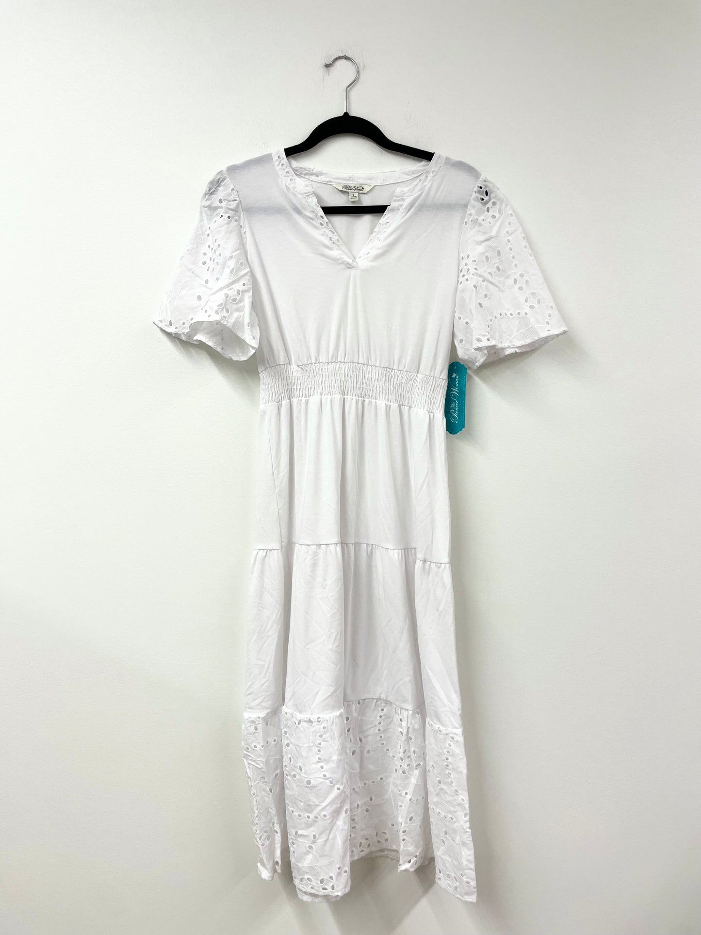 Pioneer Woman smocked waist midi dress Size S / NWT