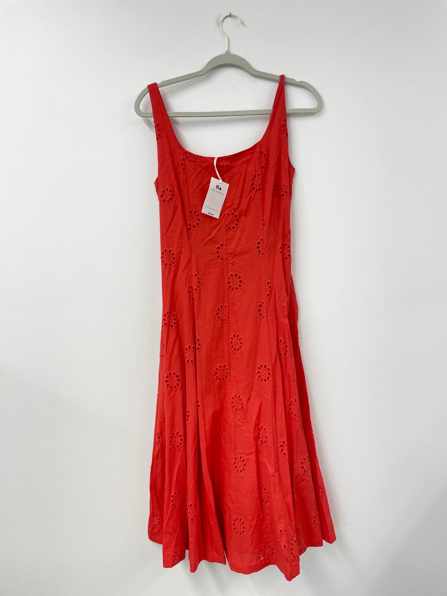 Free Assembly paneled midi dress Size XS /NWT
