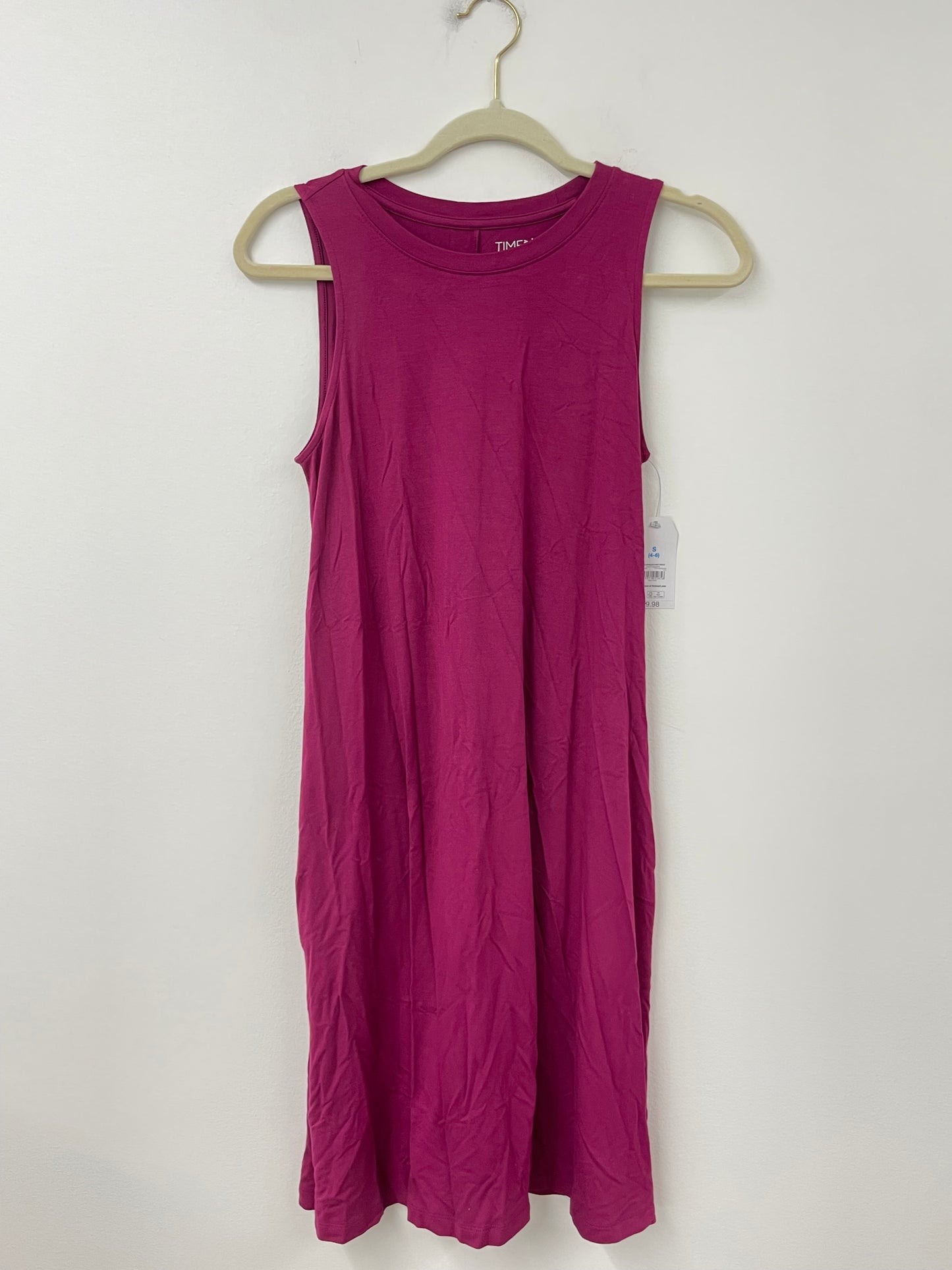 Time and Tru TT sleeveless knit mini dress Size S / NWT