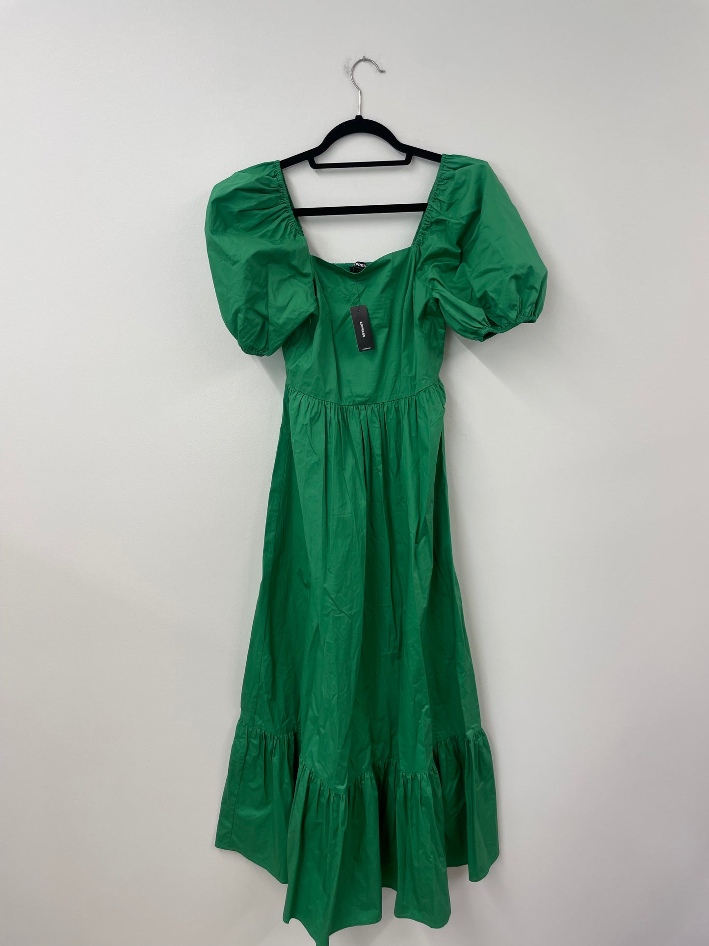 Express puffed short sleeve Maxie dress Size S / NWT