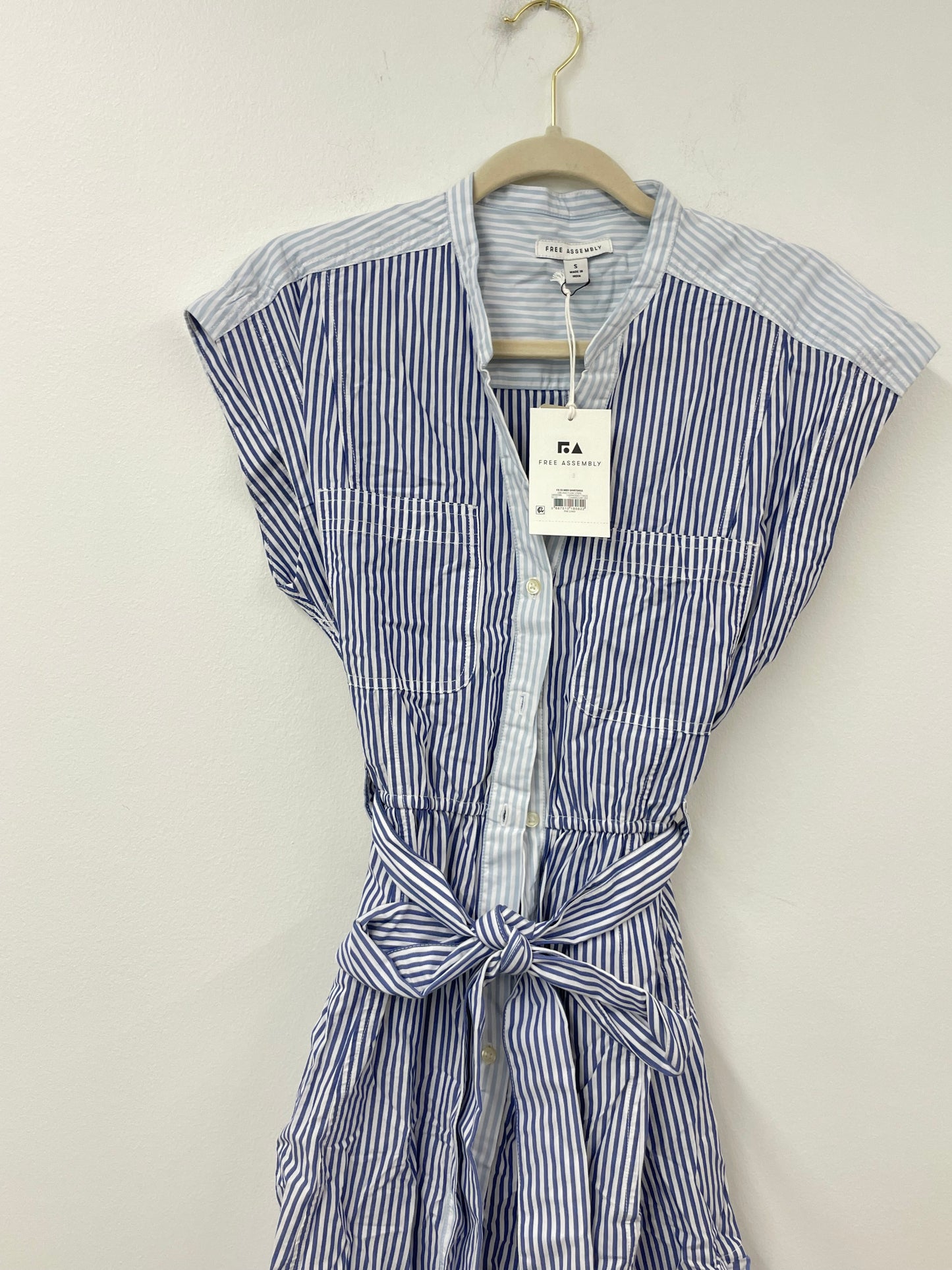 Free Assembly midi shirt dress Size S/NWT