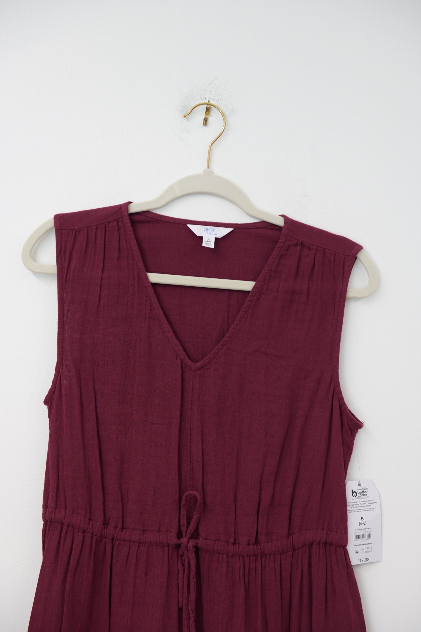 Time and Tru sleeveless midi dress Size S / NWT