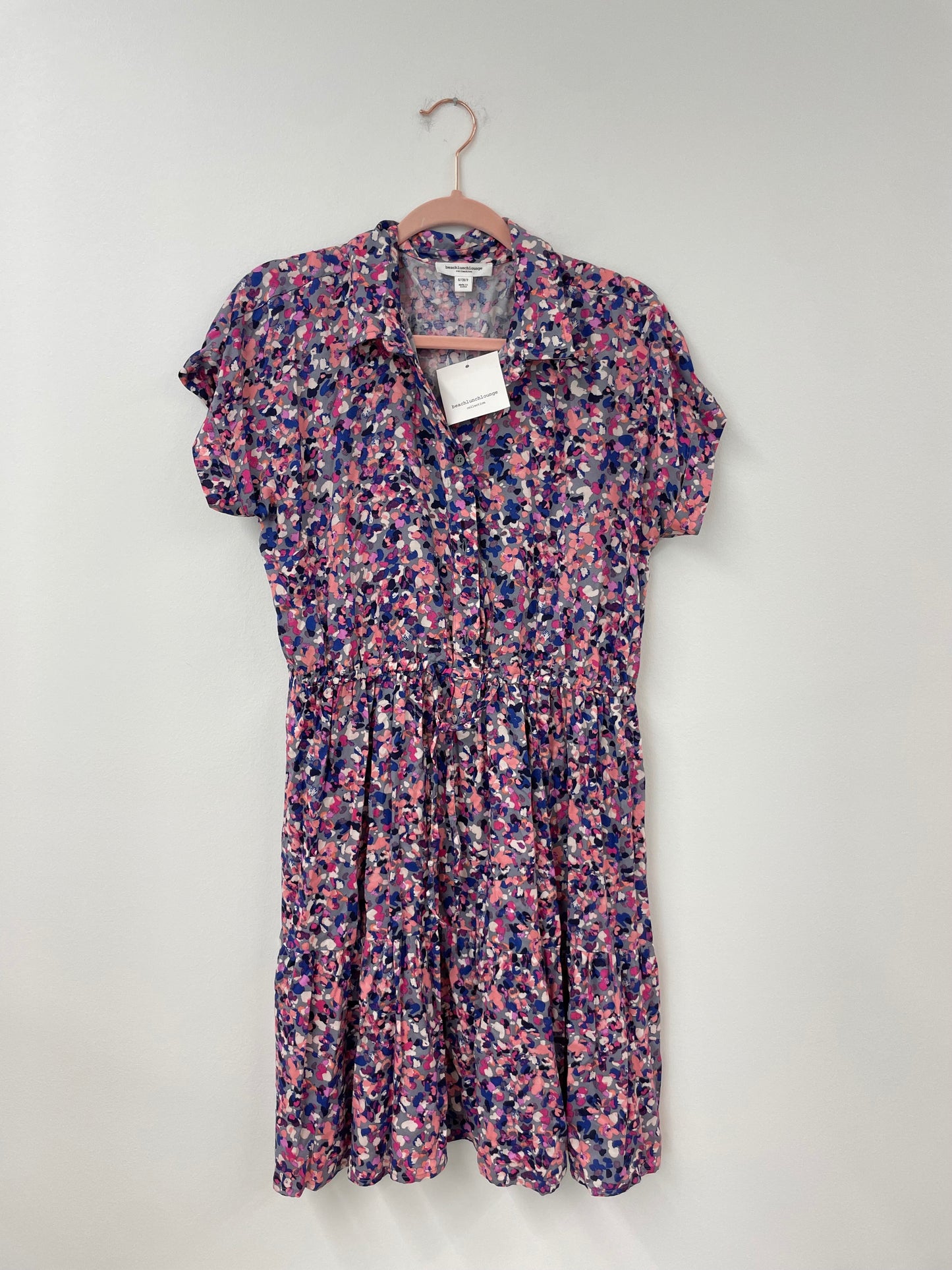 Beach Lunch Lounge short sleeve mini dress Size S /NWT