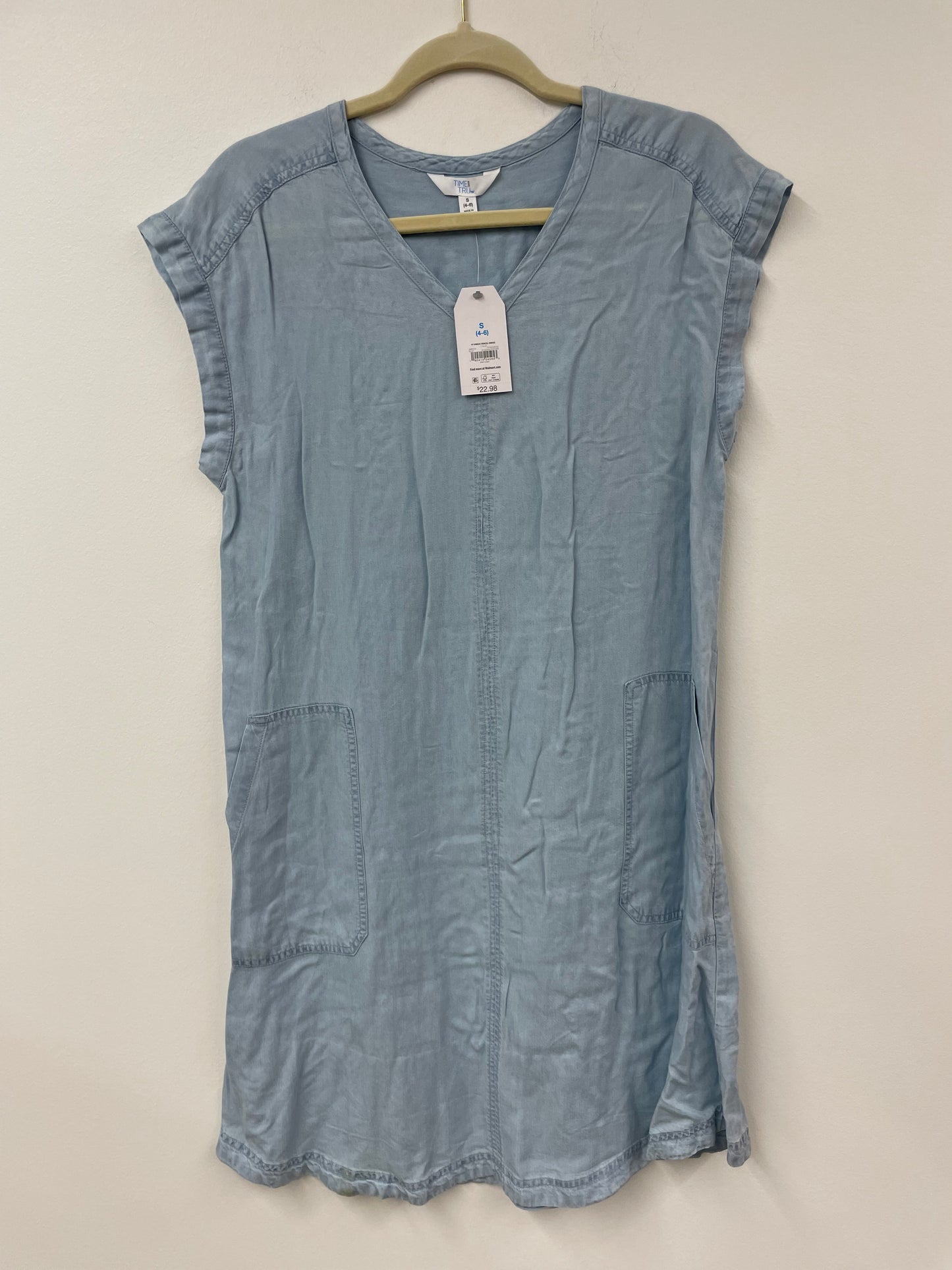 Time and Tru v-neck mini dress Size S / NWT